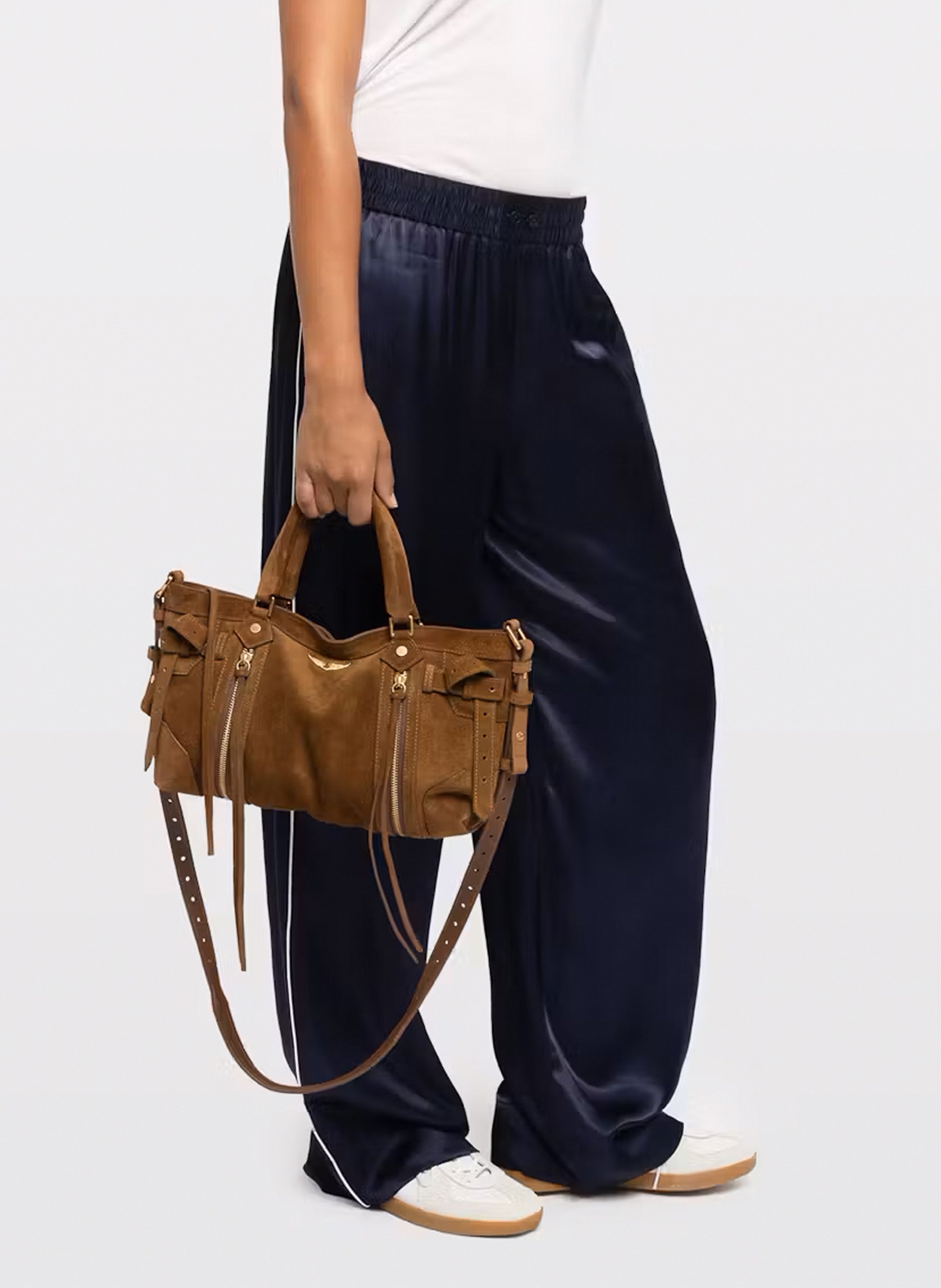 Wide-leg fluid satin-effect trousers ZADIG&VOLTAIRE