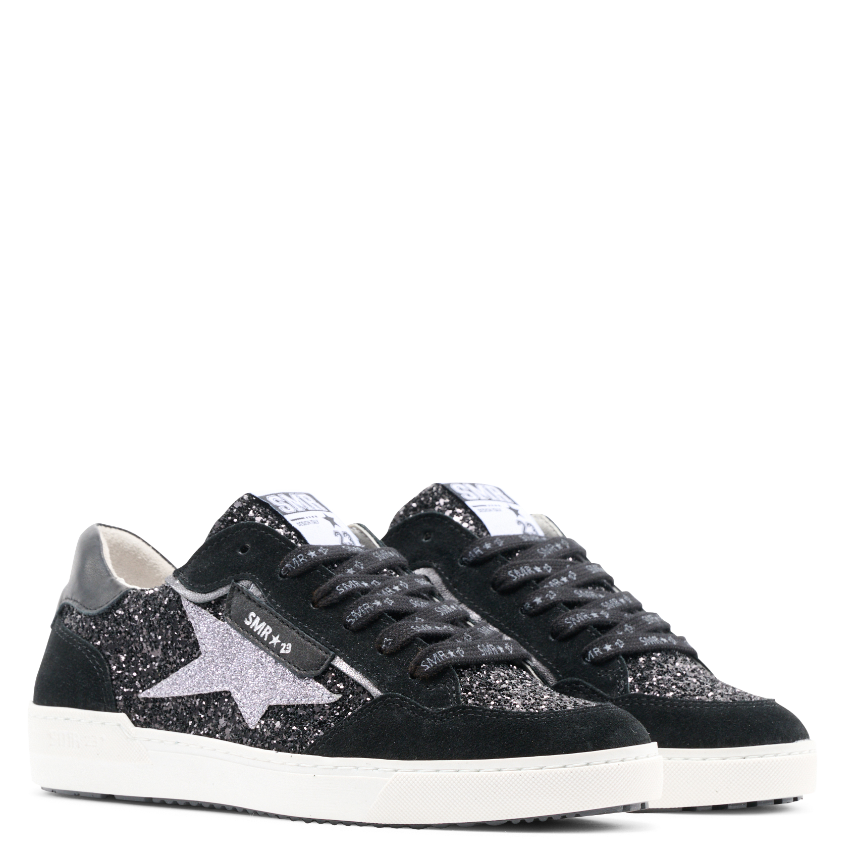 Lage sneakers met pailletten SEMERDJIAN - SMR Zwart