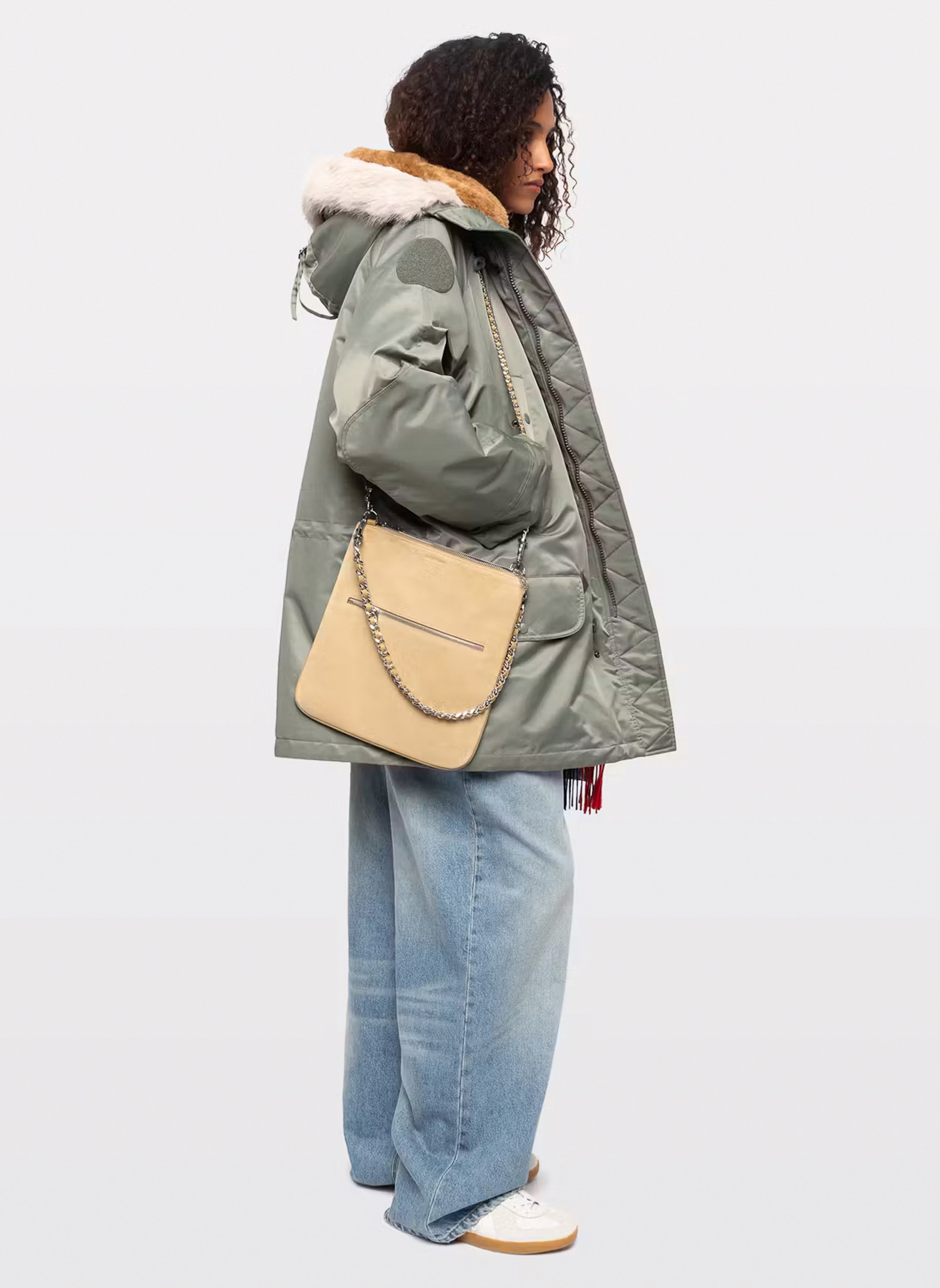 Suède handtas ZADIG&VOLTAIRE Bruin