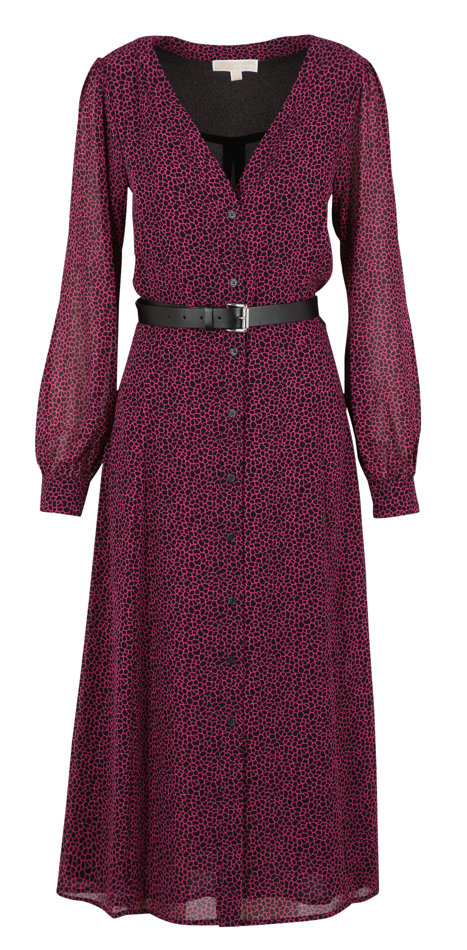 Robe longue imprimée MICHAEL KORS Rose