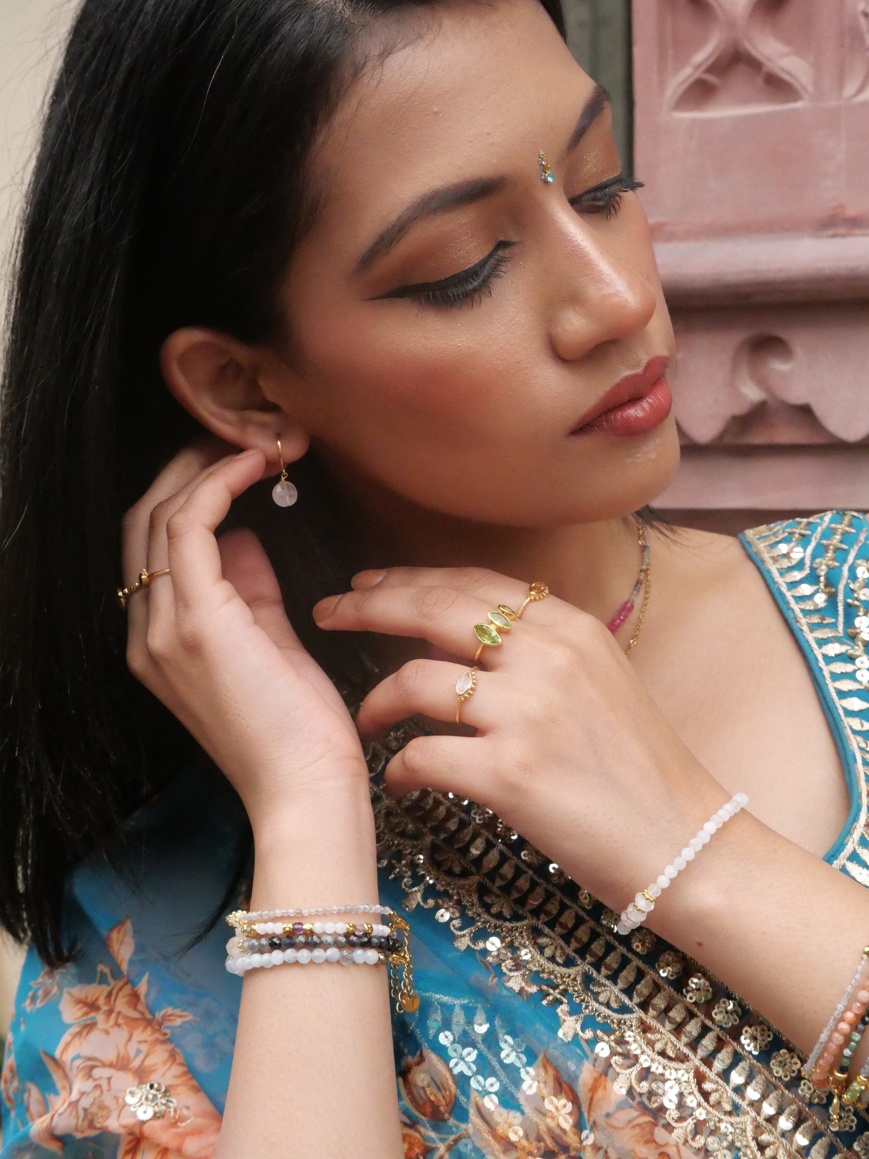 Peridot ring GINANDGER Green