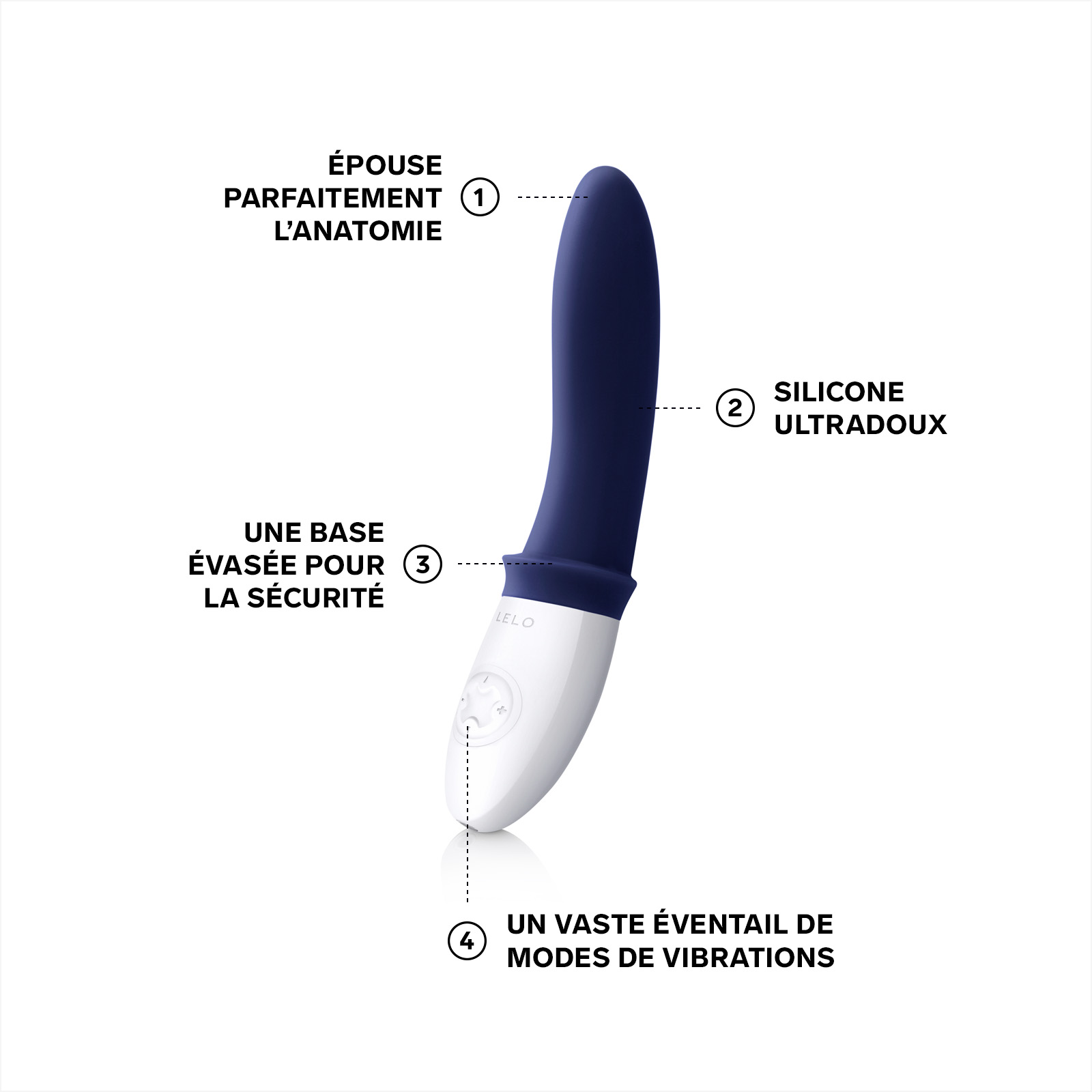 Men's vibrator LELO Bleu