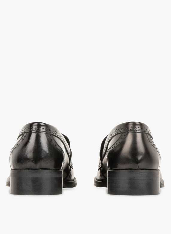 Mocassins En Cuir Vernis Ross Ver Noir Mellow Yellow Femme 16 38 358 0731 VER NOIR VER NOIR Place des Tendances