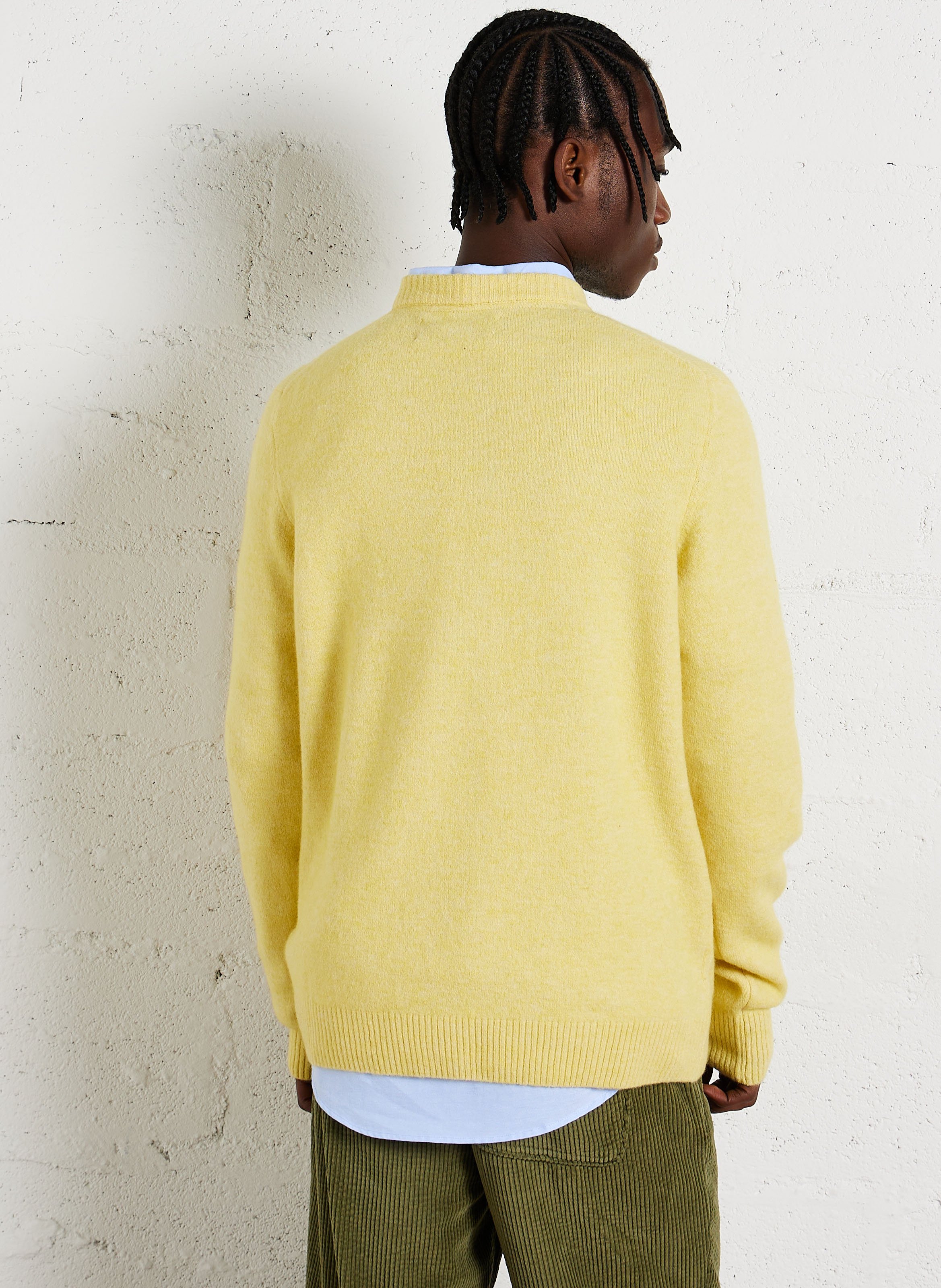 Chemise col classique en coton FAGUO Bleu