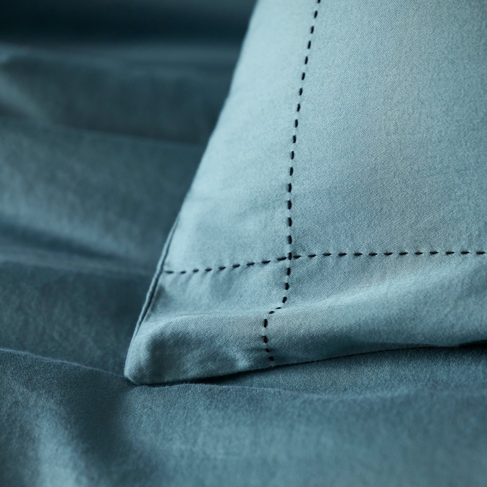 Set of 2 cotton pillowcases MADURA Green