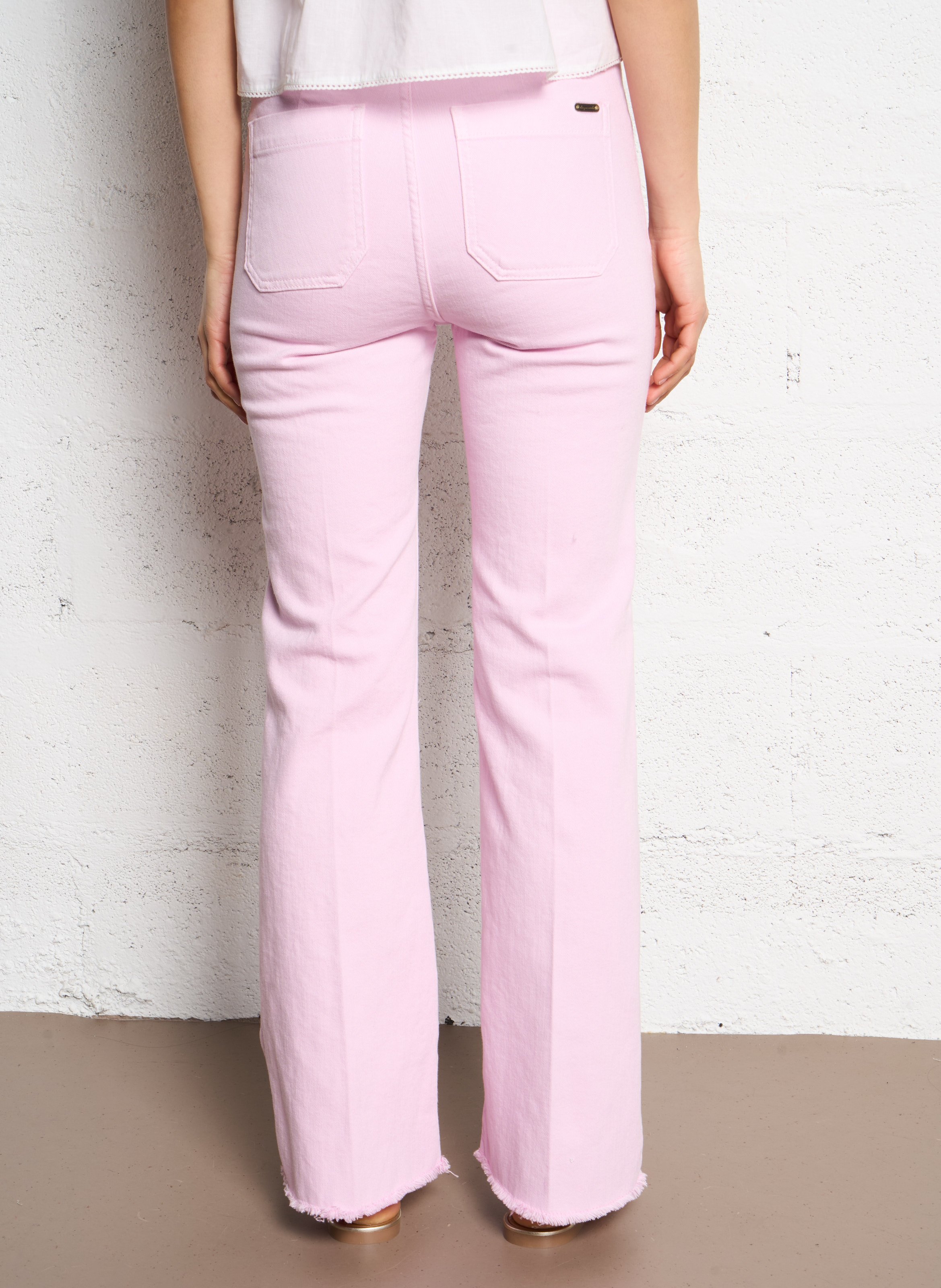 Wide-leg pants ACQUAVERDE Pink