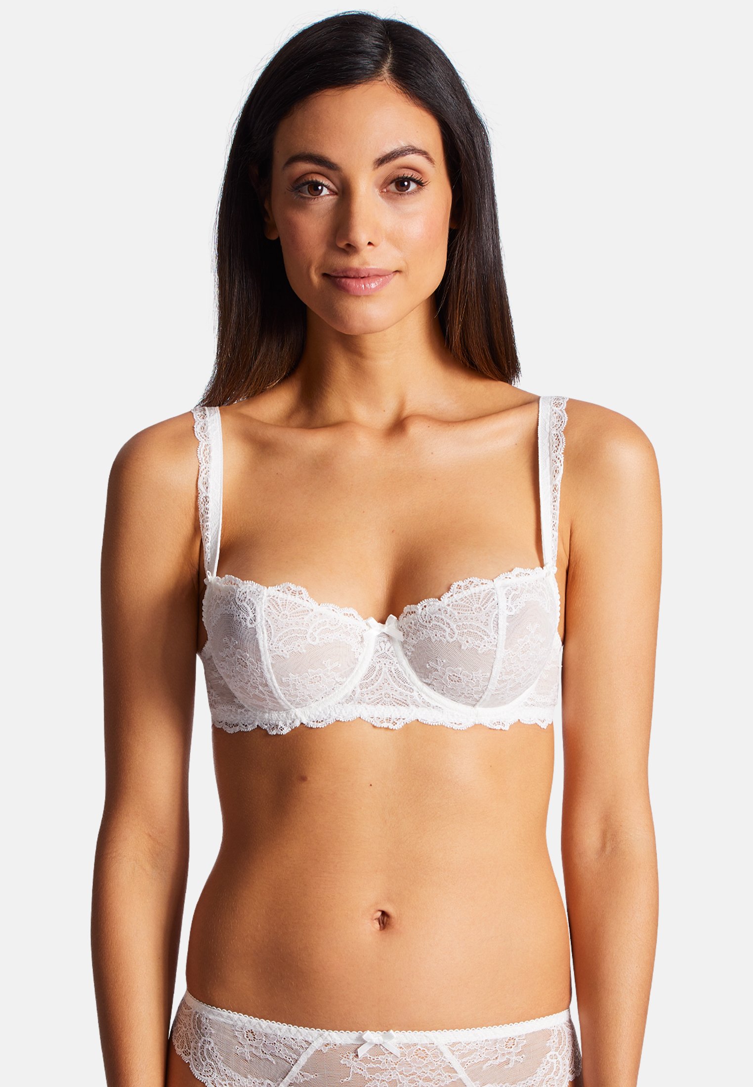 Comfort demi-cup bra AUBADE White