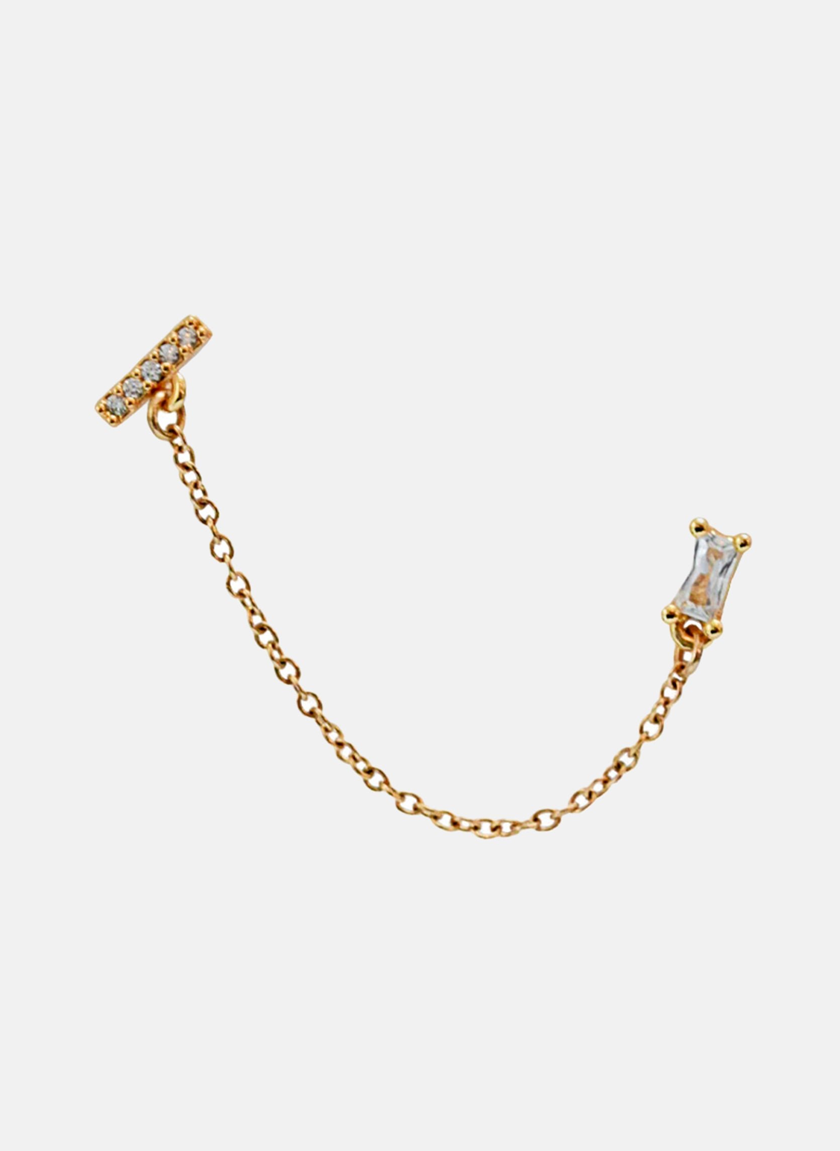 Izia Bar Piercing AEC Paris Golden