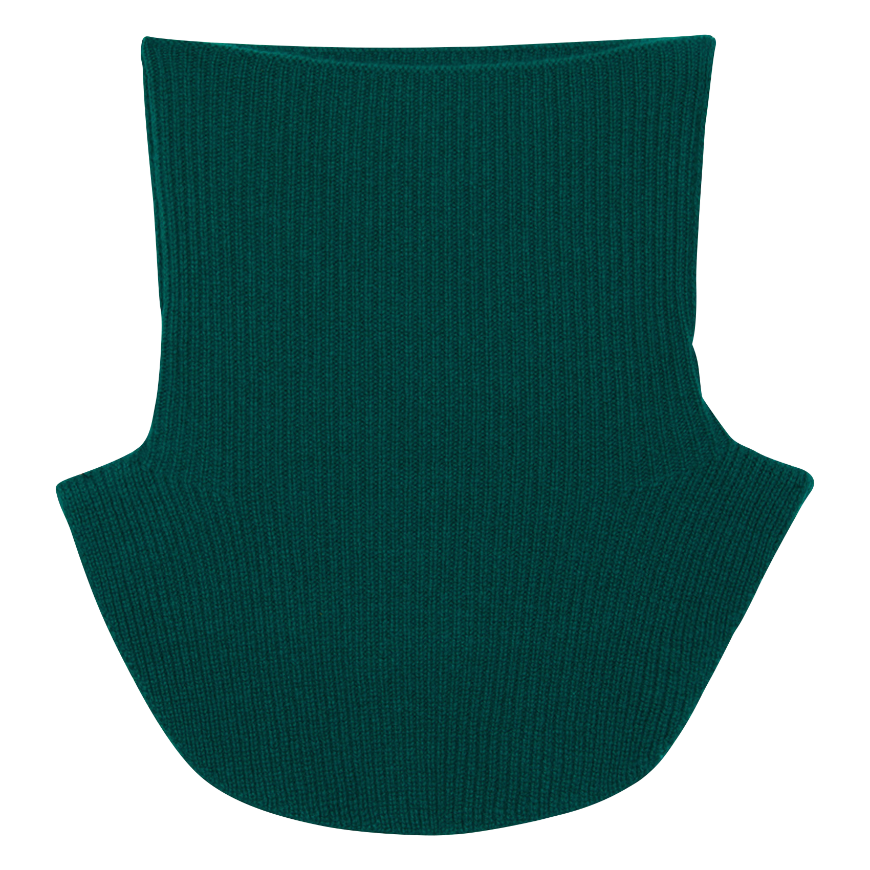 Geribbelde kasjmier col KOON Groen