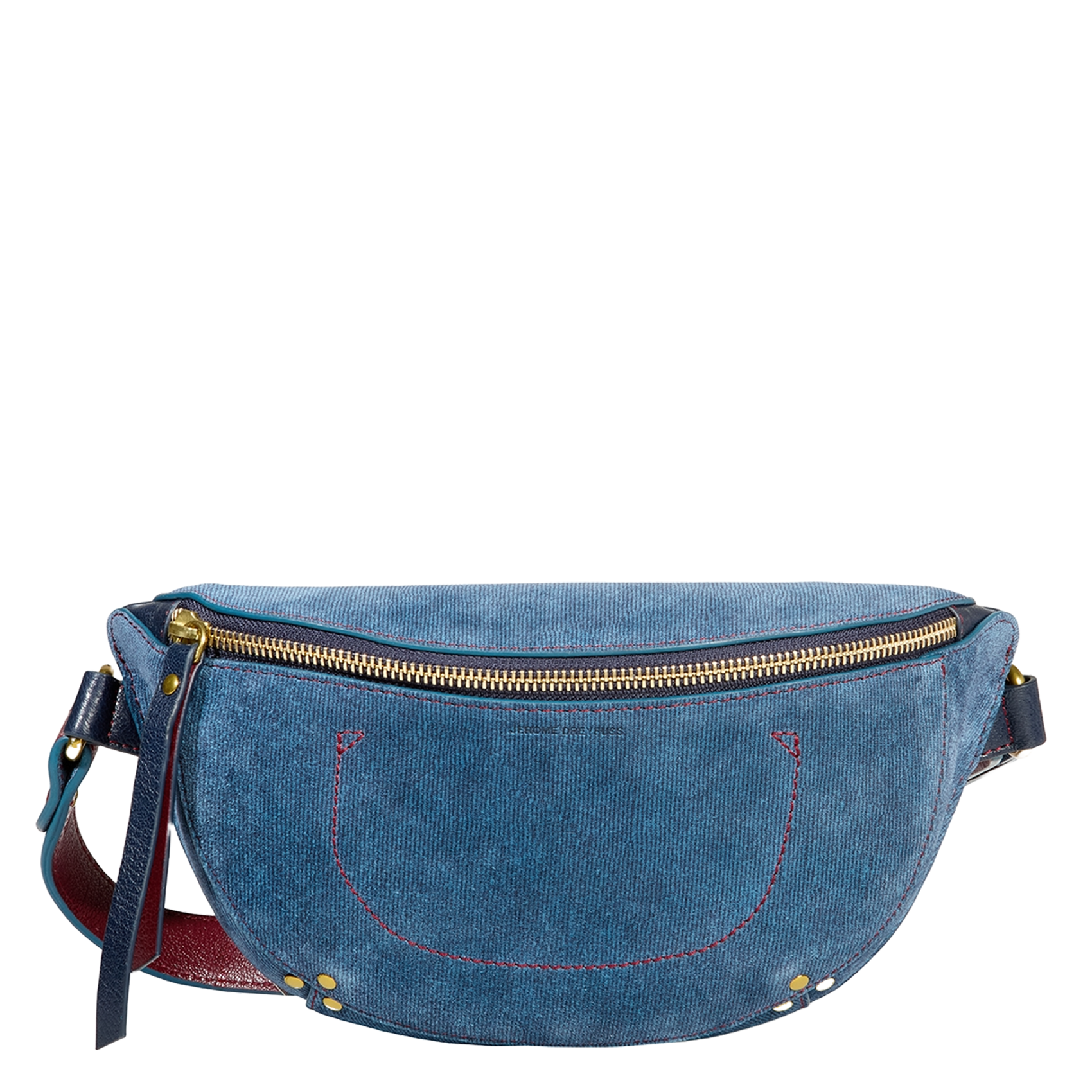 Denim fanny pack JEROME DREYFUSS Blue