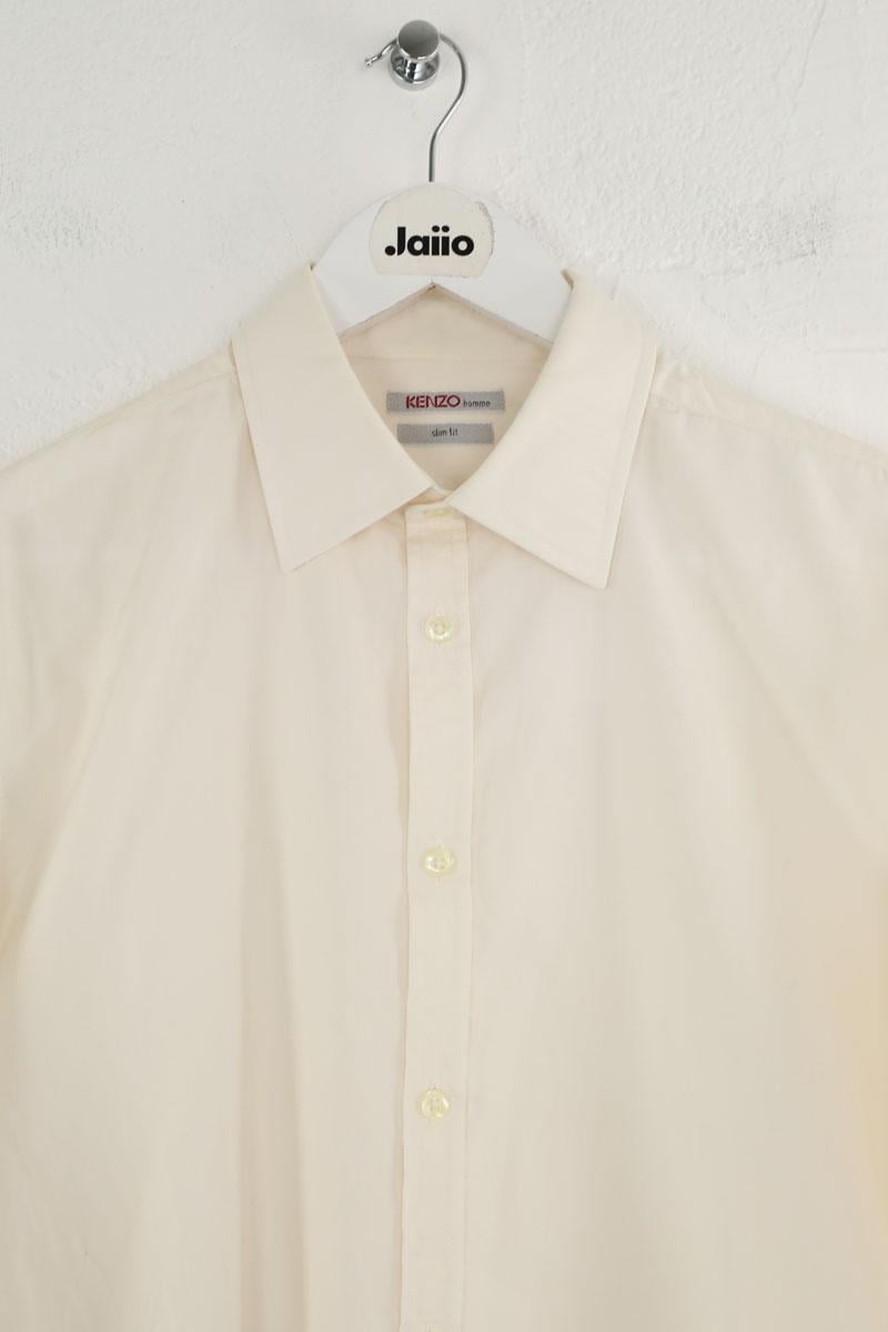 Cotton shirt KENZO - SECONDE MAIN Beige