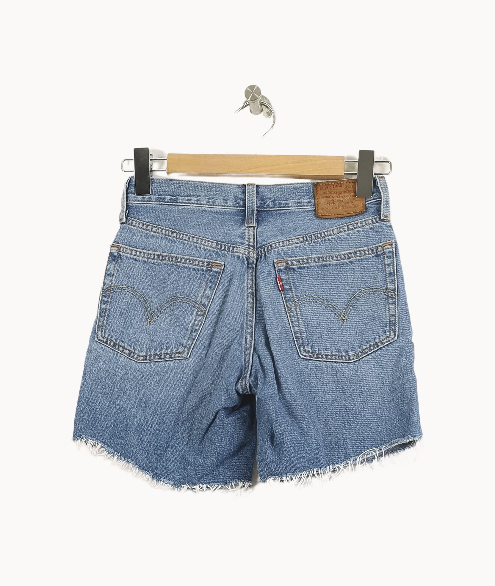 Alessia stretch cotton denim shorts LEVI'S - Seconde main Blue