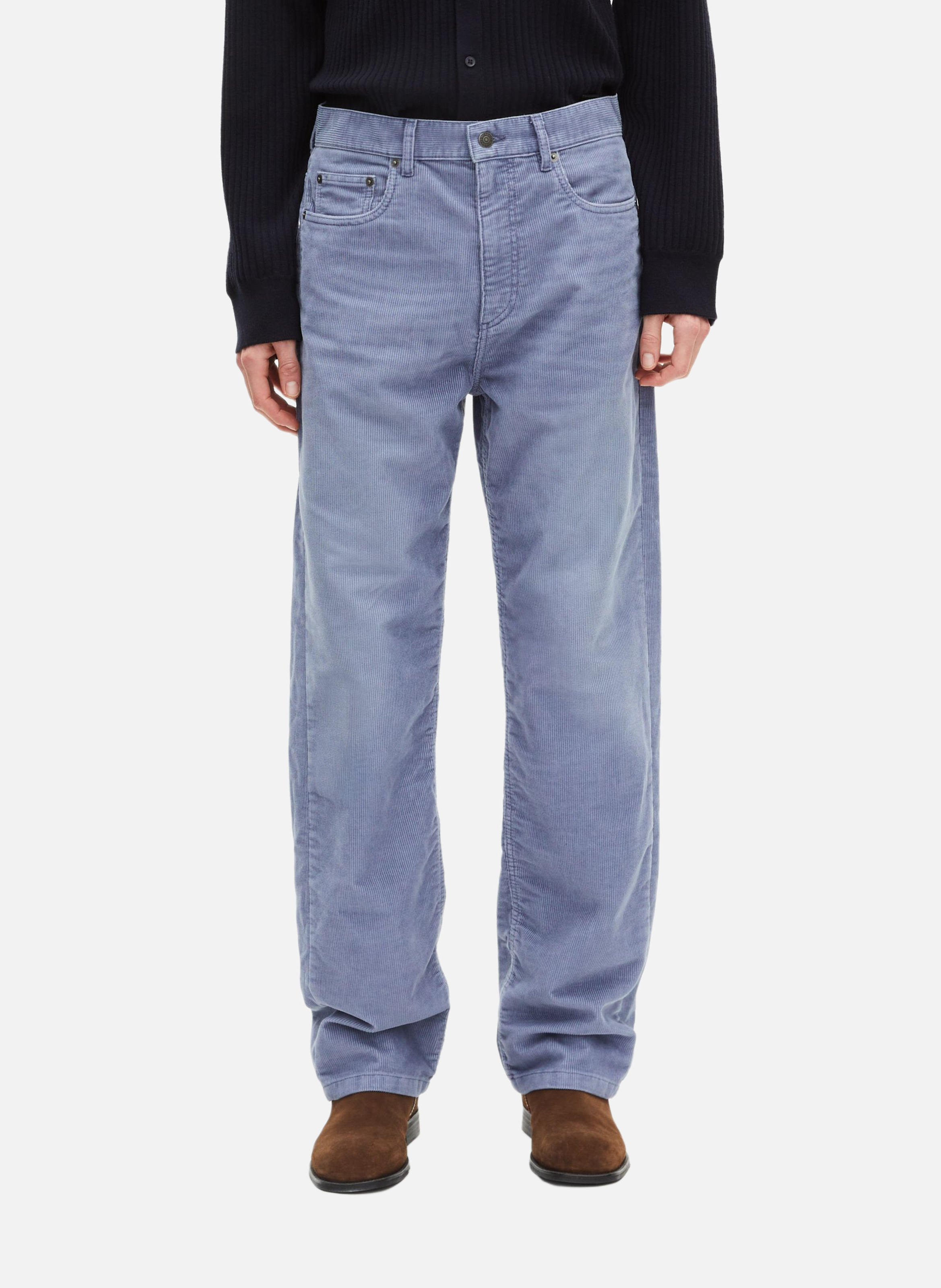 Straight corduroy jeans THE KOOPLES Blue