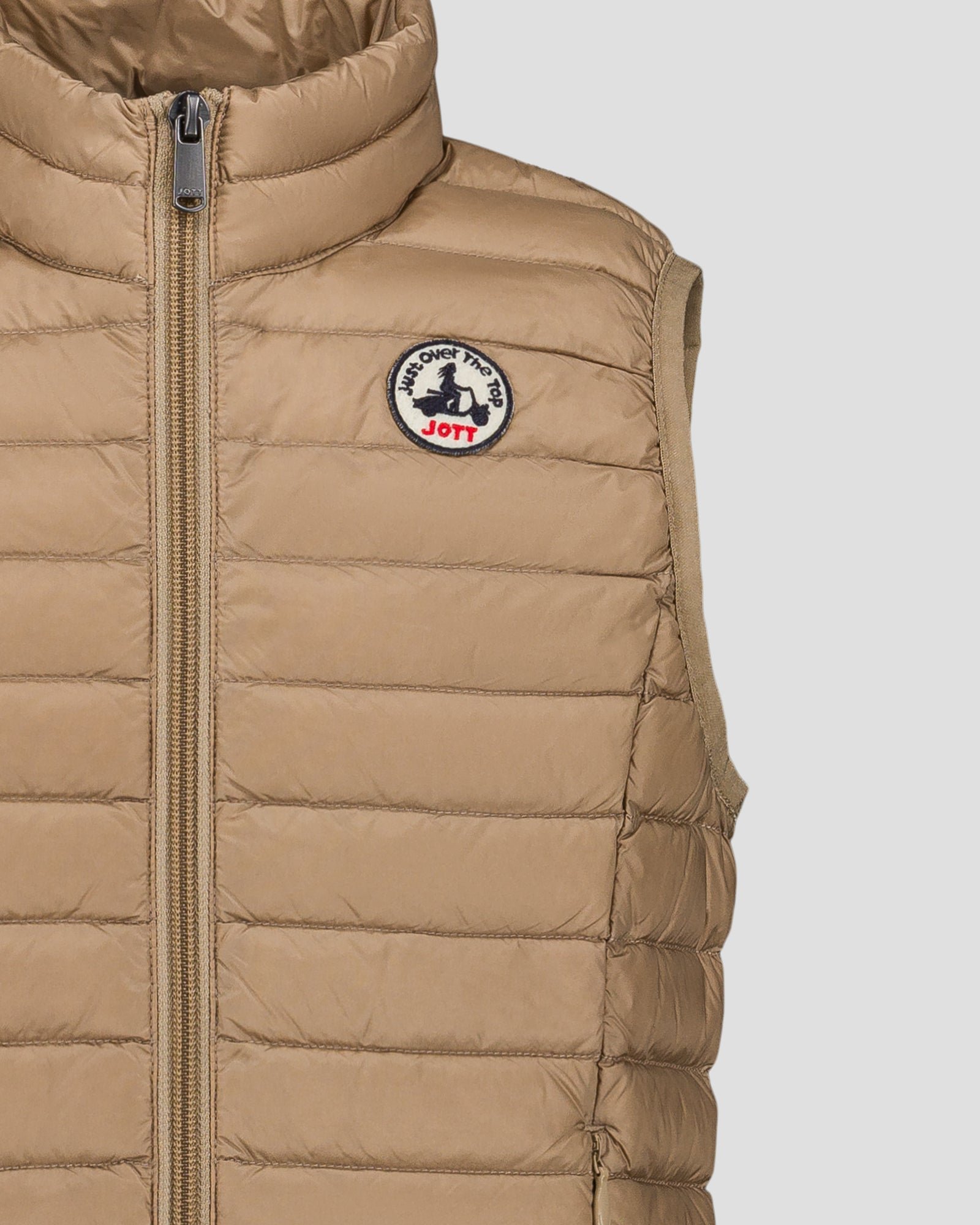 Zoe children's sleeveless puffer jacket JOTT Beige