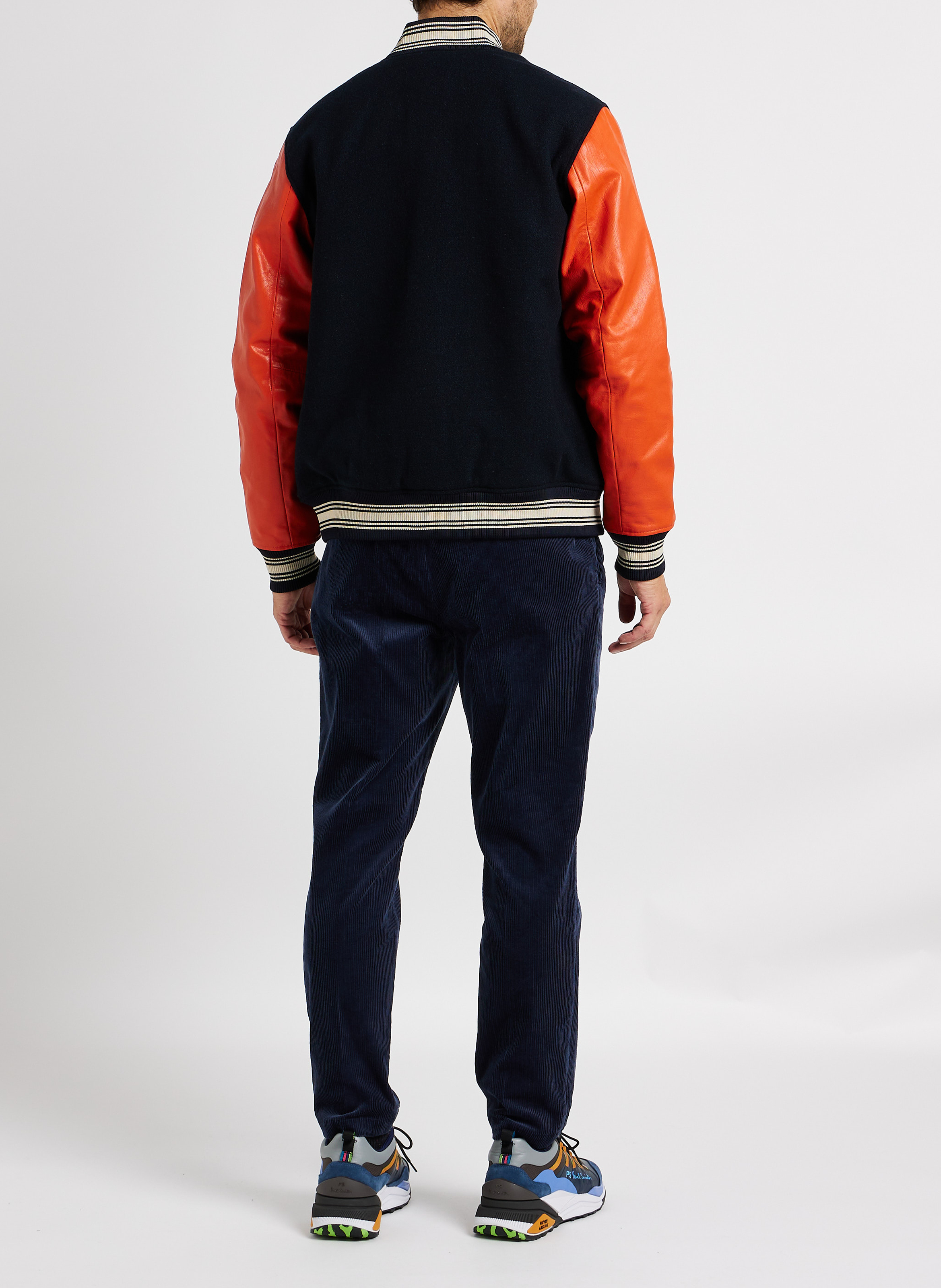 Pull col rond en laine et en cachemire mélangés SCOTCH AND SODA Orange