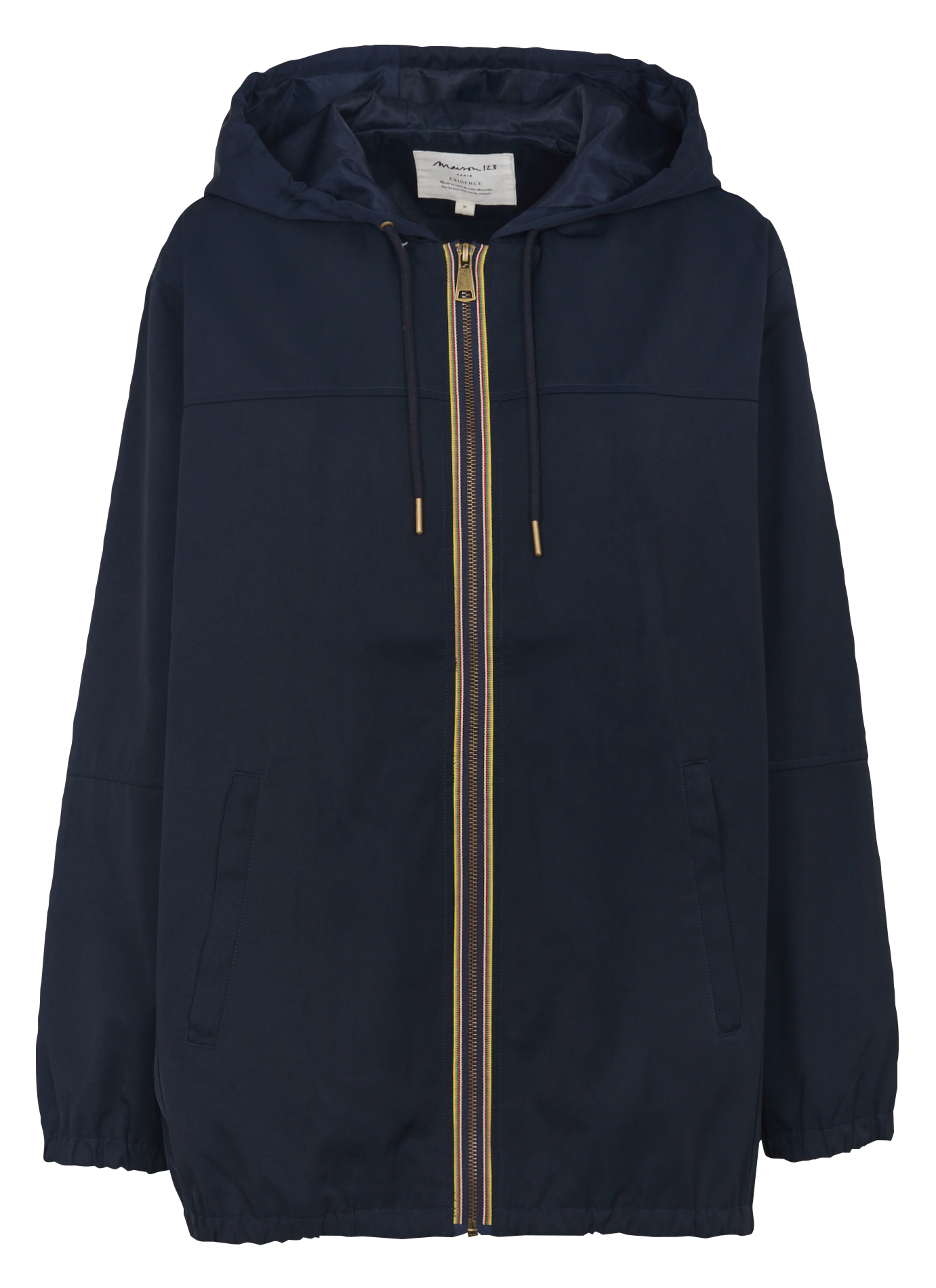 Parka mit geradem Schnitt und Rundhalsausschnitt mit Kapuze MAISON 123