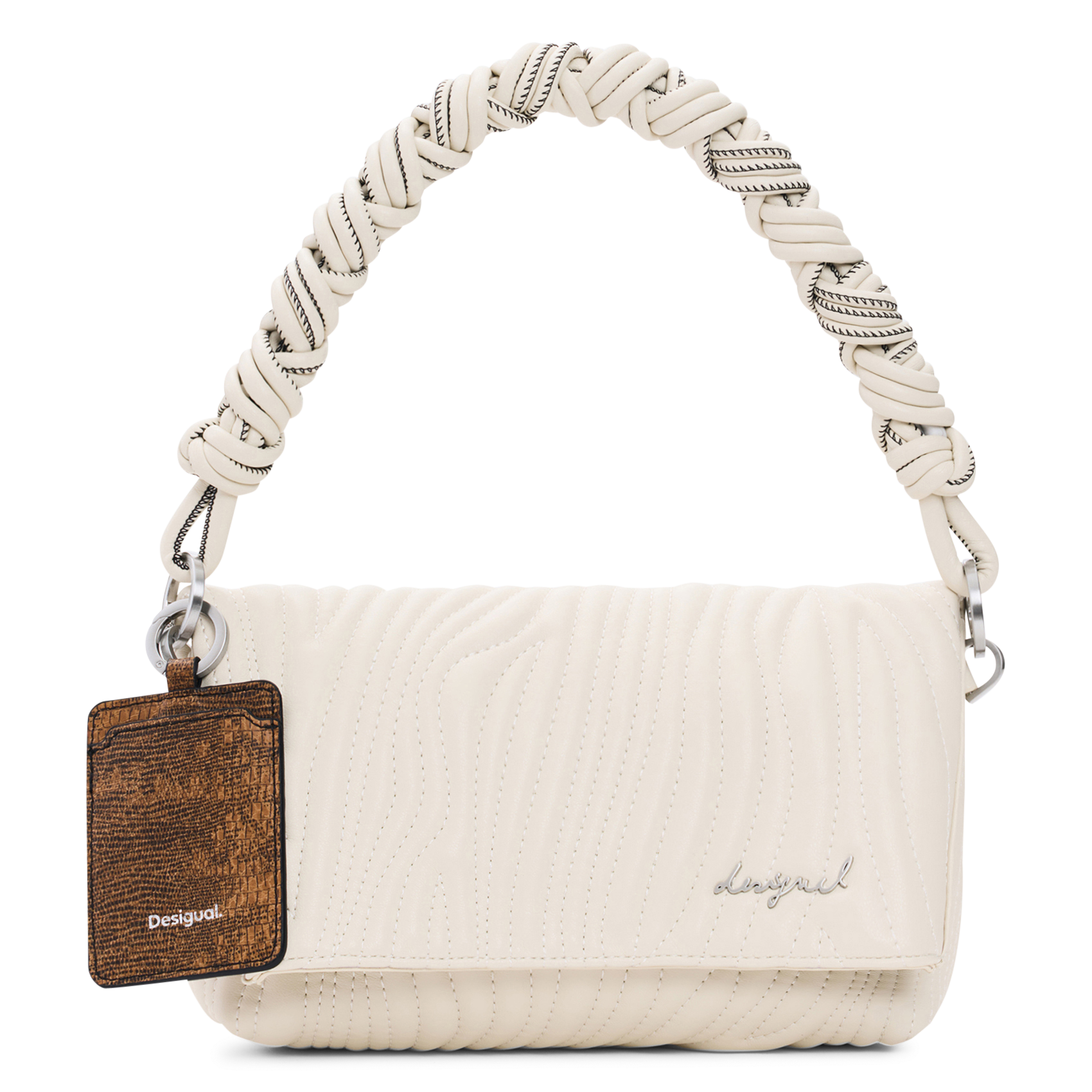 Kunstleder-Handtasche DESIGUAL Weiss
