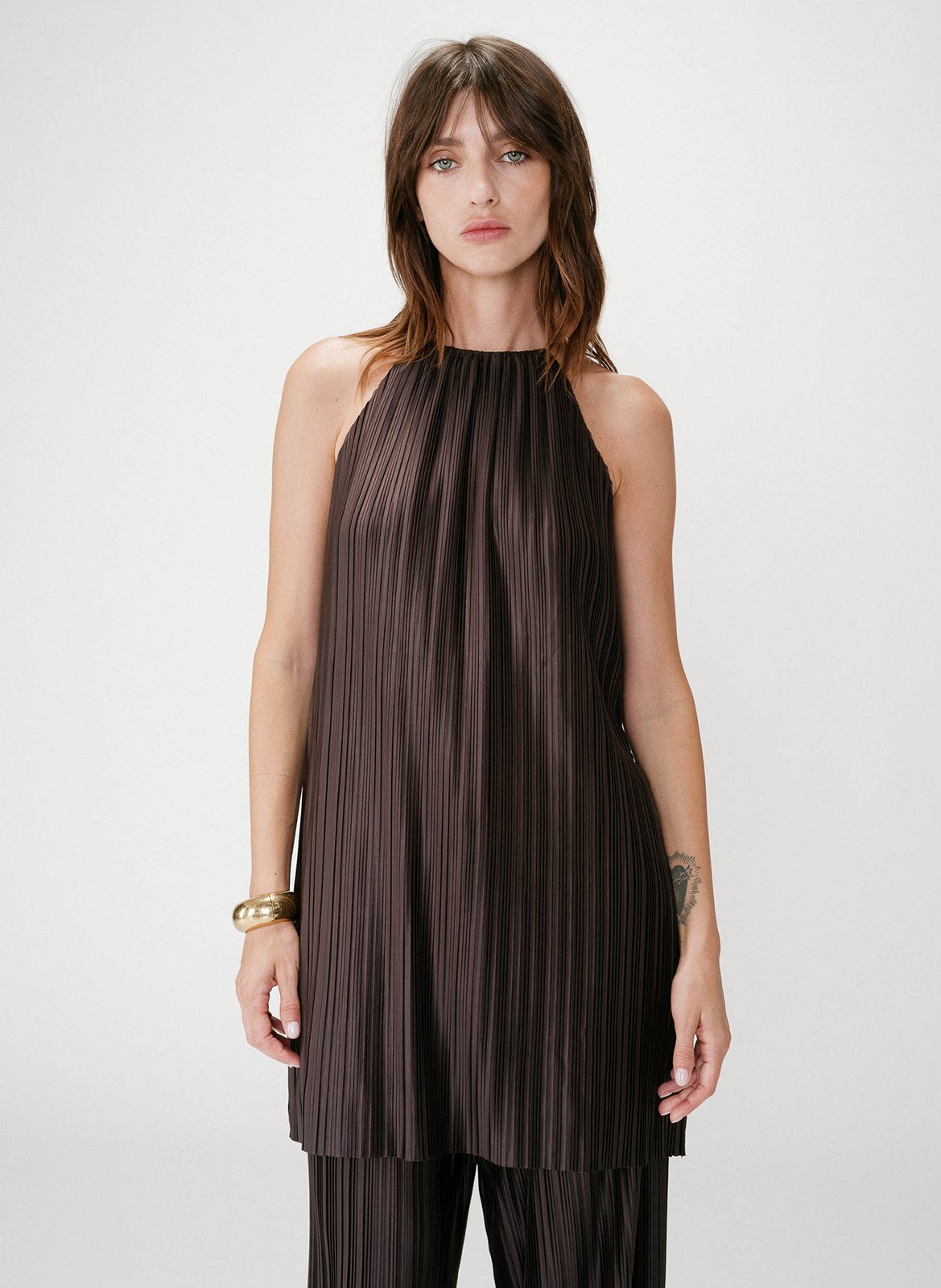 Robe courte col rond GRACE ET MILA