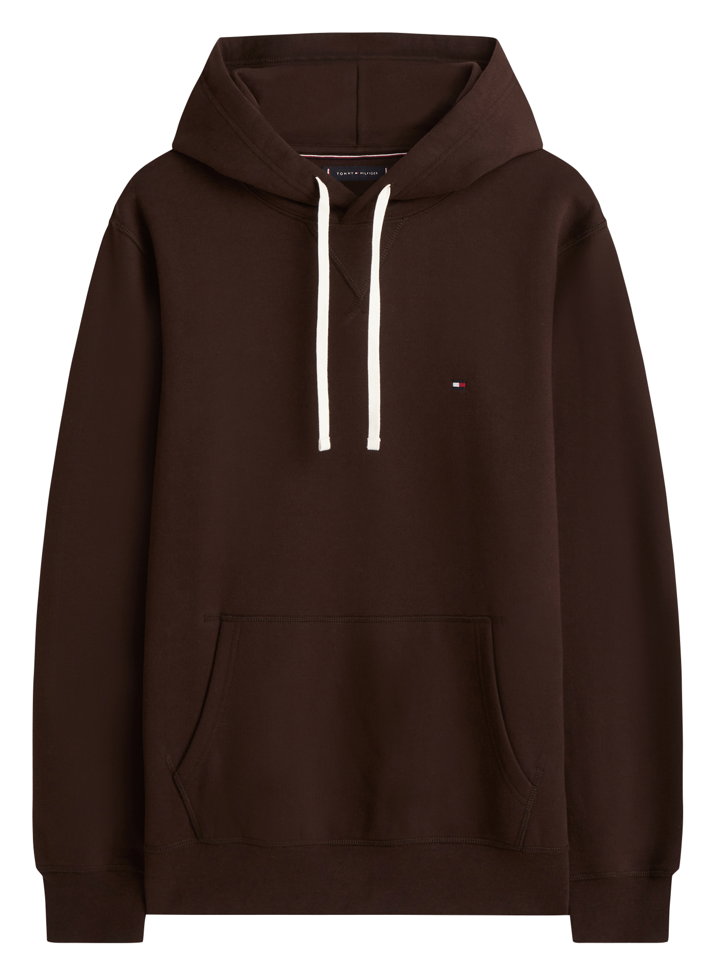 Sweat à capuche en coton mélangé | Marron TOMMY HILFIGER Homme
