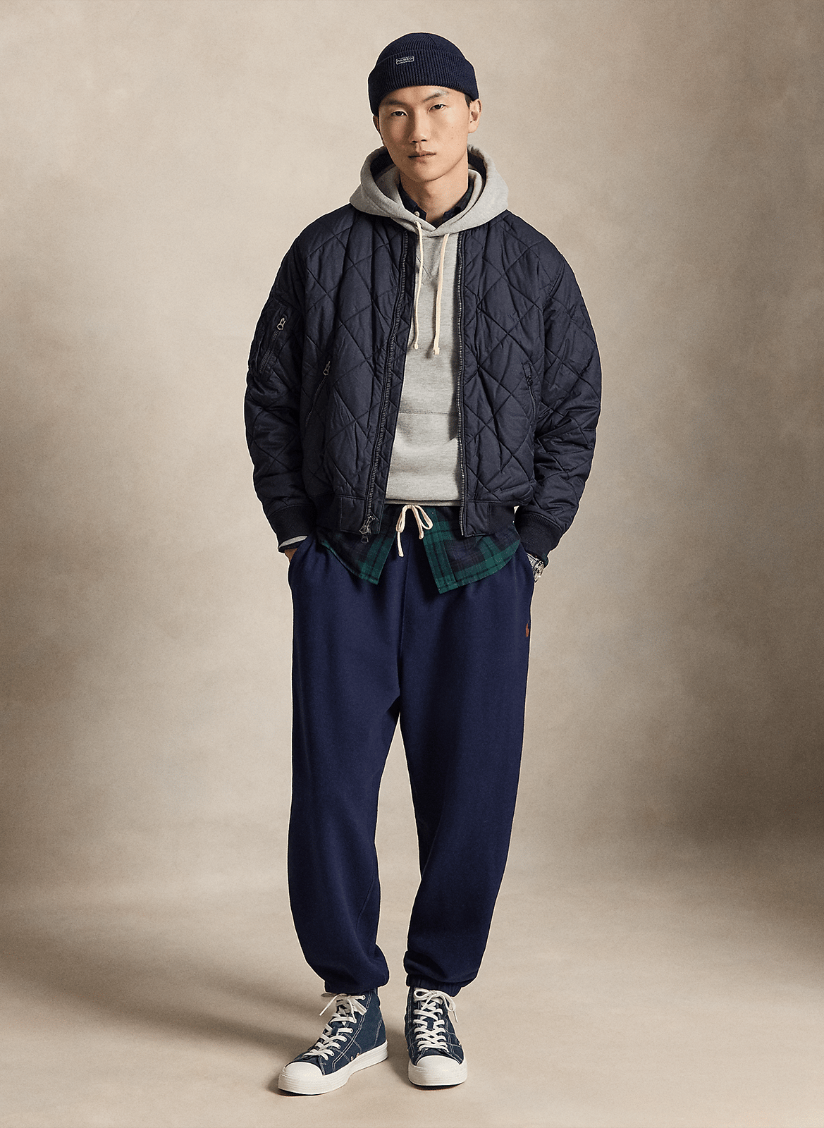 Kapuzensweatshirt aus Baumwolle, Regular Fit POLO RALPH LAUREN Grau