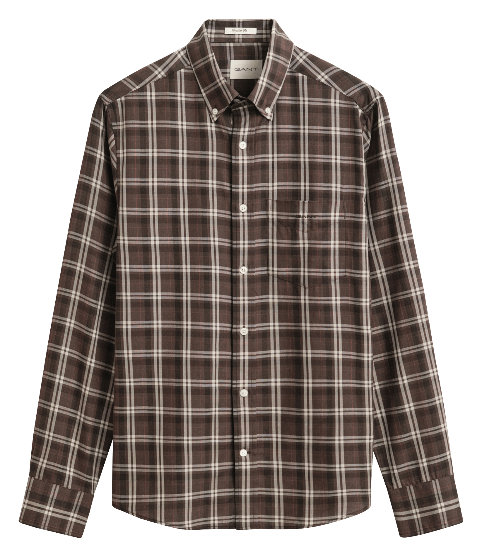 Regular-Fit Hemd mit Button-Down-Kragen GANT Beige