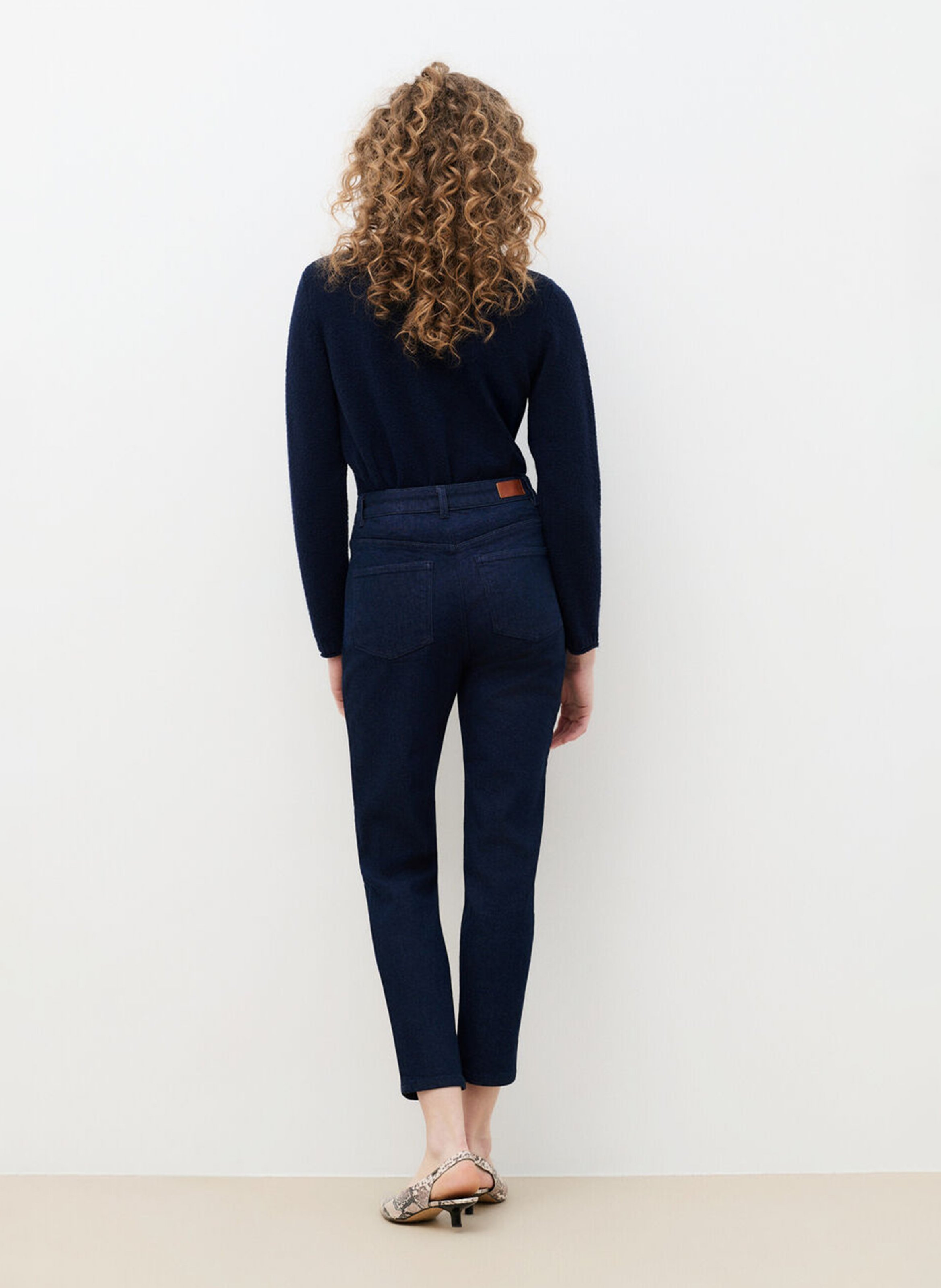 Schmale Jeans aus Baumwollmischung CAROLL Blau
