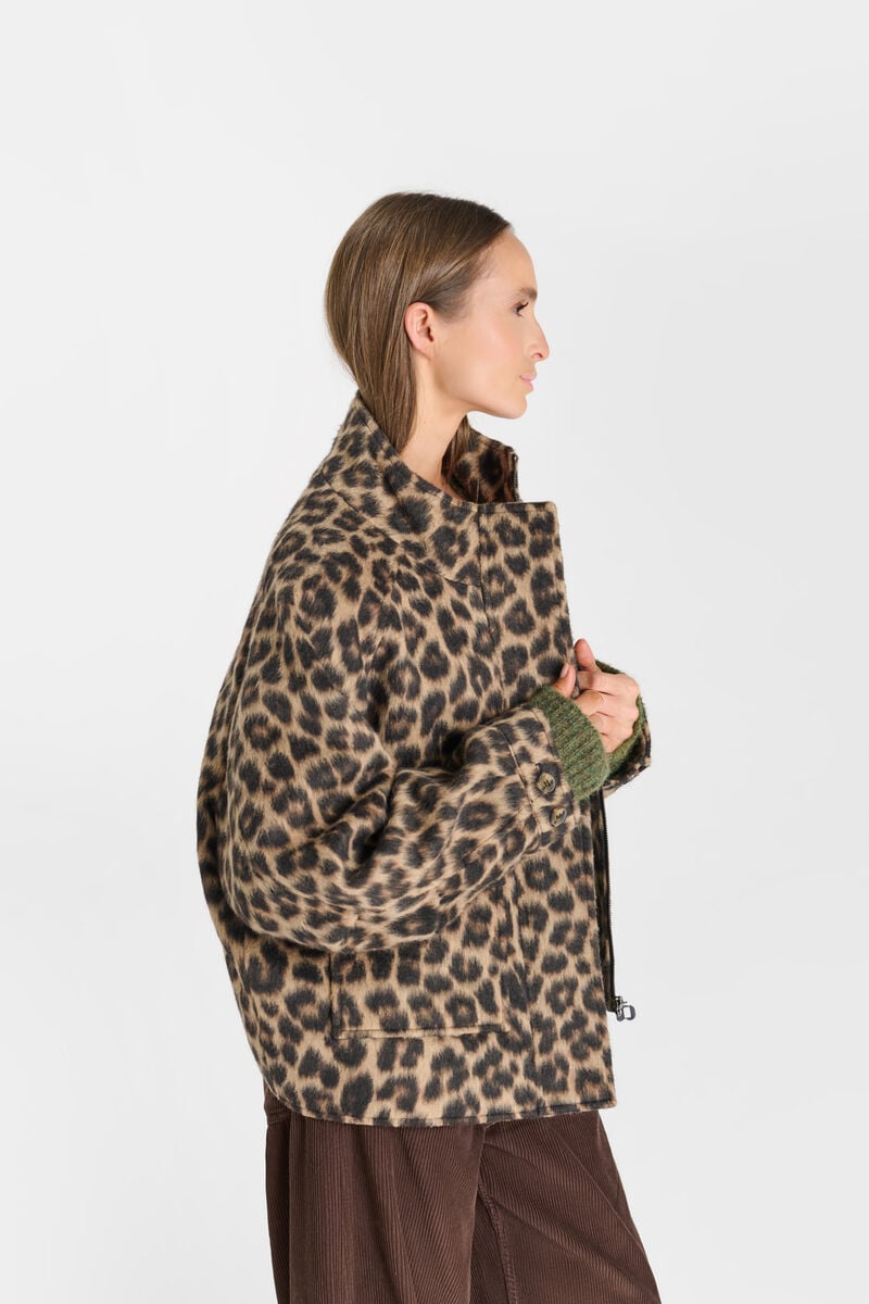 Zoleo jacket LE TEMPS DES CERISES Brown
