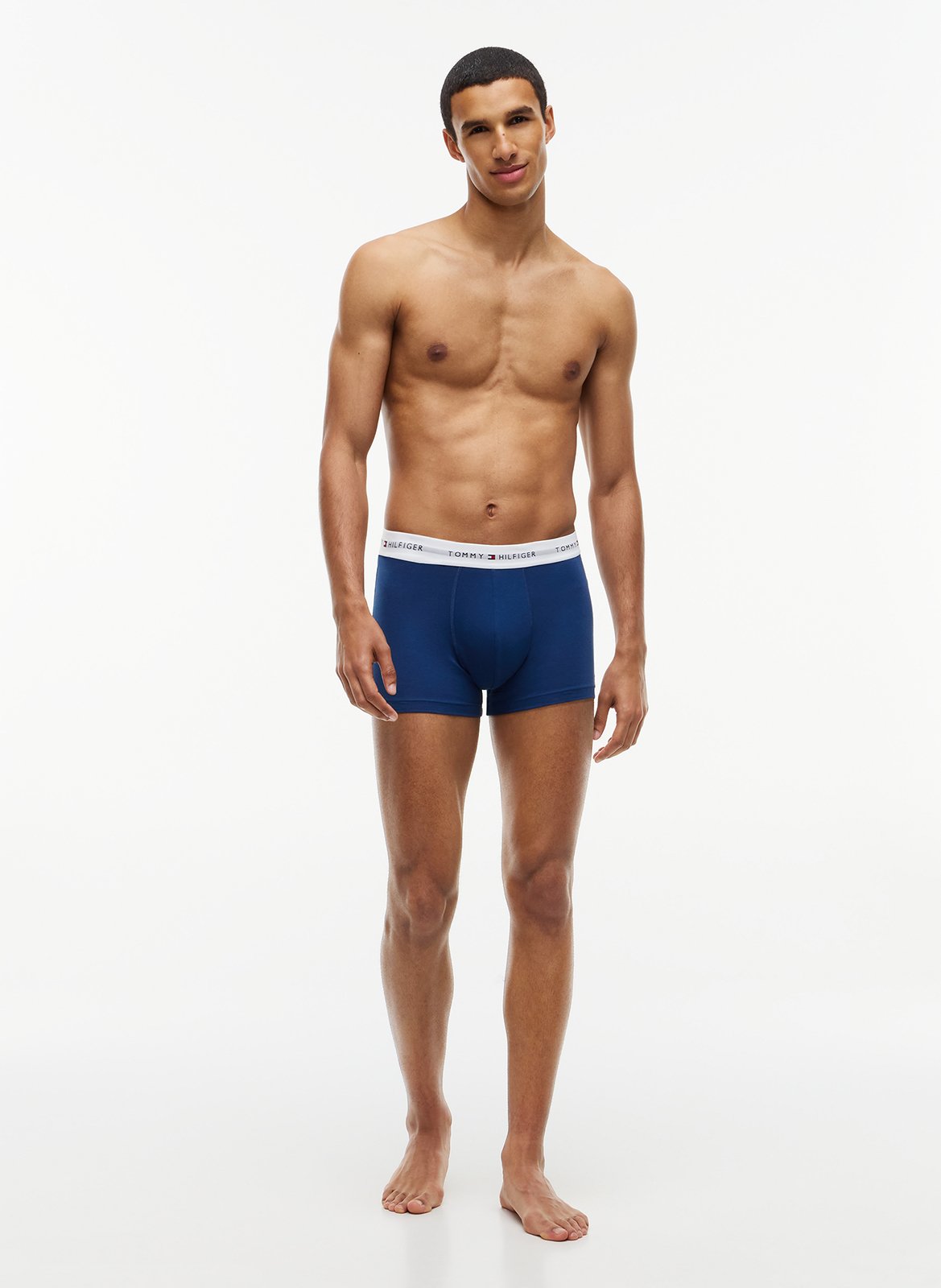Pack of three cotton-blend boxers TOMMY HILFIGER Red