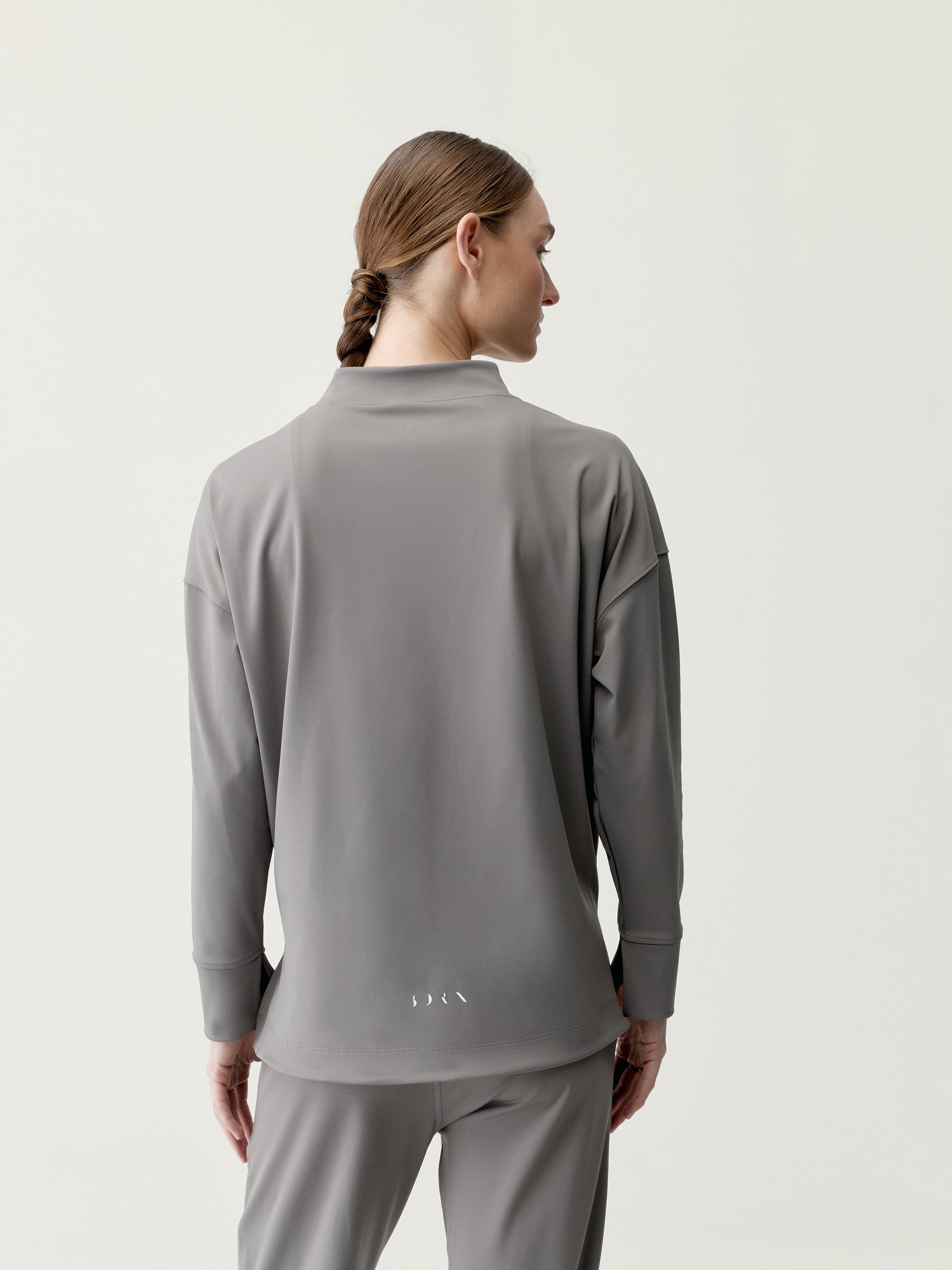 Women's sports sweatshirt lua uve quick-drying second skin effect BORN Brown