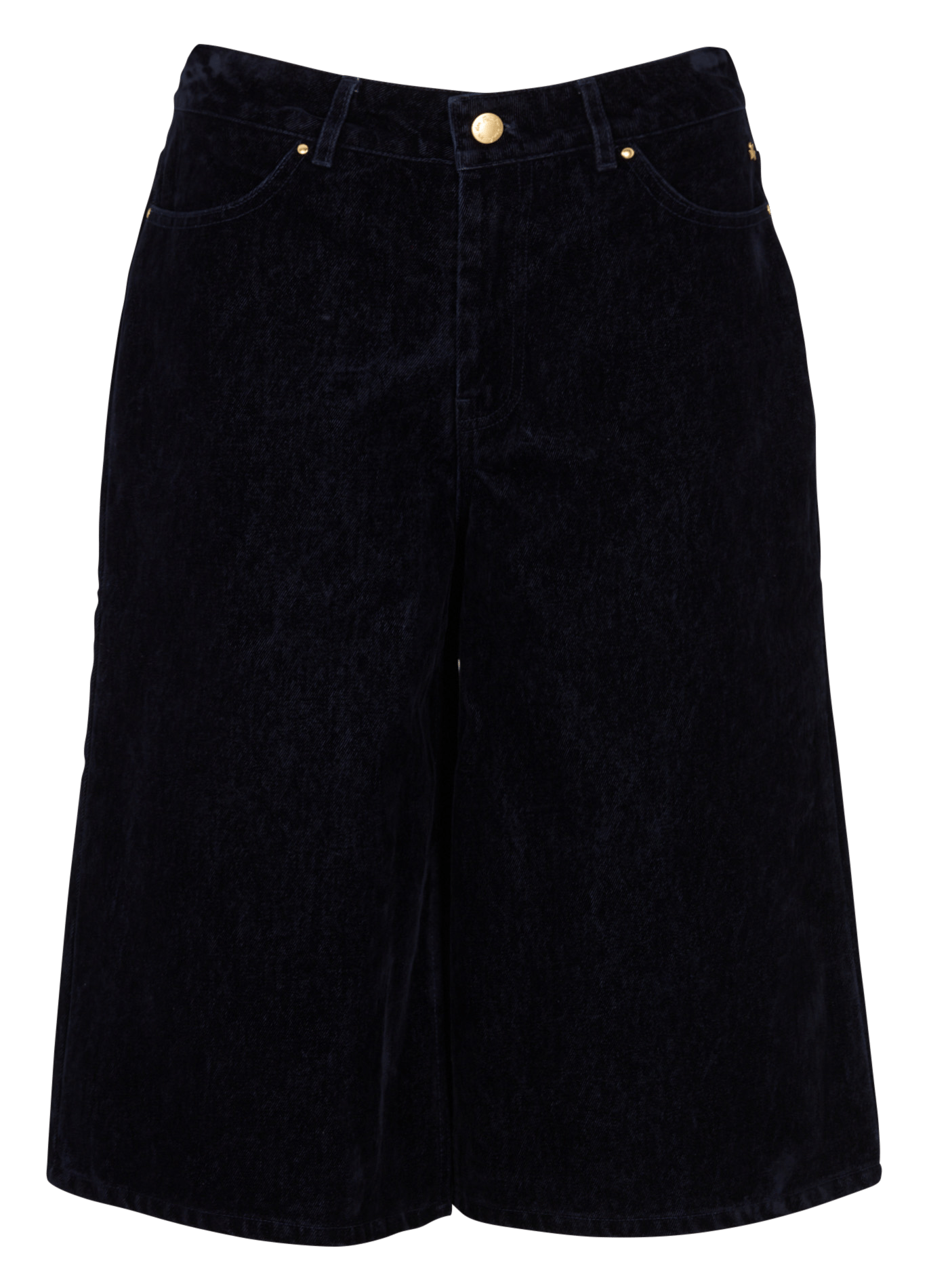 Cotton corduroy Bermuda shorts DES PETITS HAUTS Blue