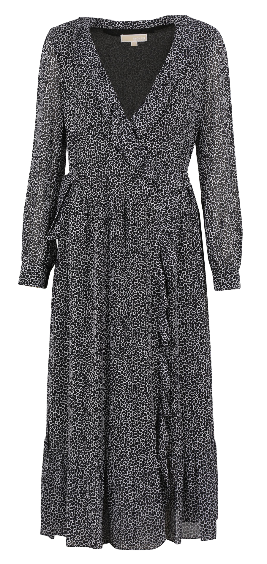 Robe longue imprimée MICHAEL KORS Noir
