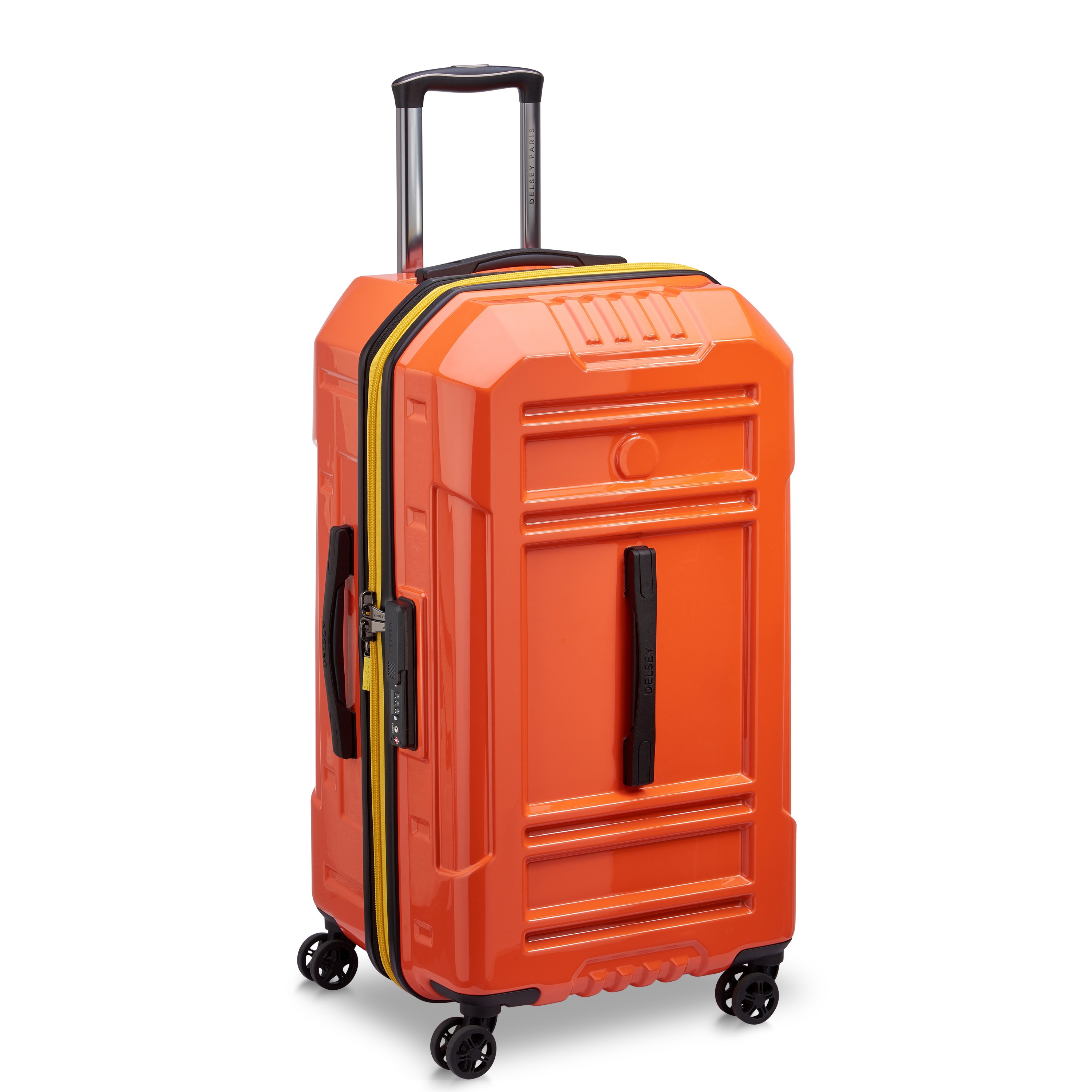 Rigid hold suitcase DELSEY PARIS Orange