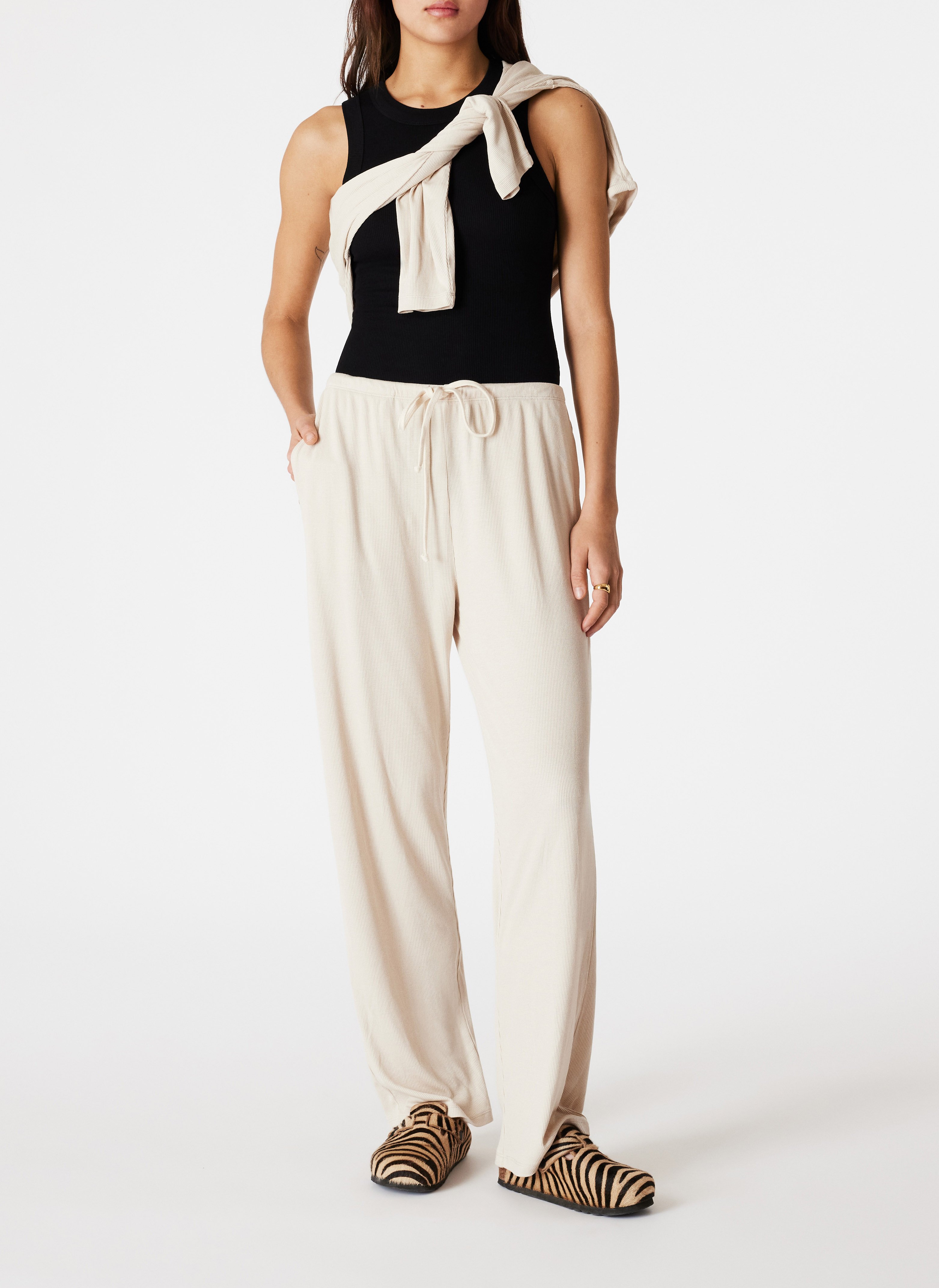 Pantalon de pyjama côtelé ICONE