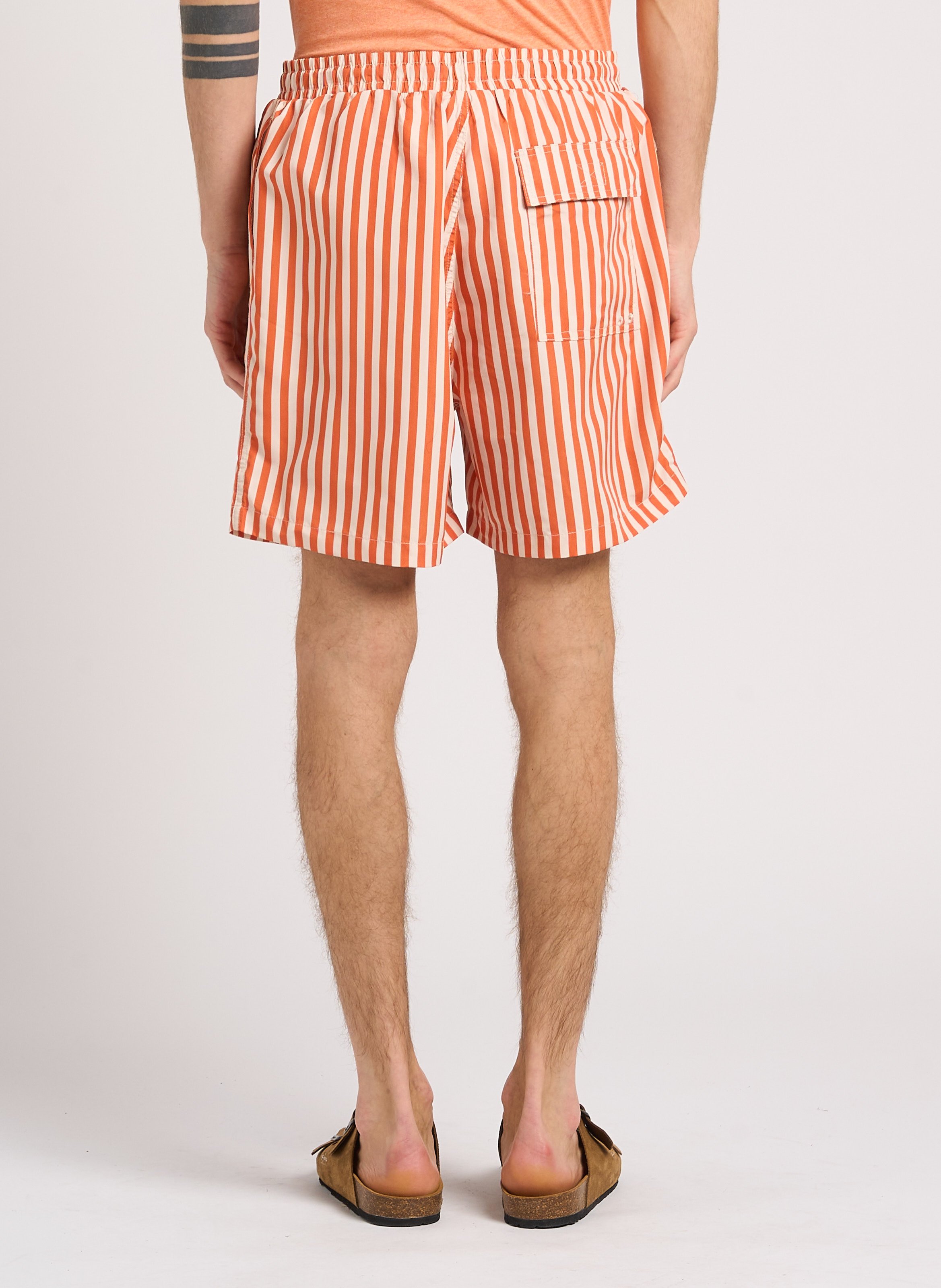 Striped shorts MINIMUM Orange