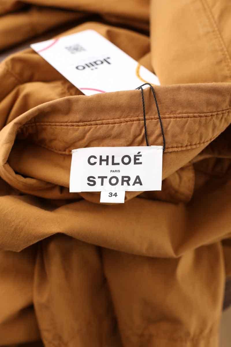 Cotton dress CHLOE STORA - SECONDE MAIN Brown