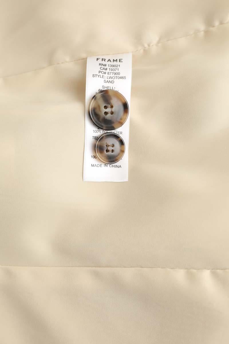 Linen blazer FRAME - Seconde Main Beige