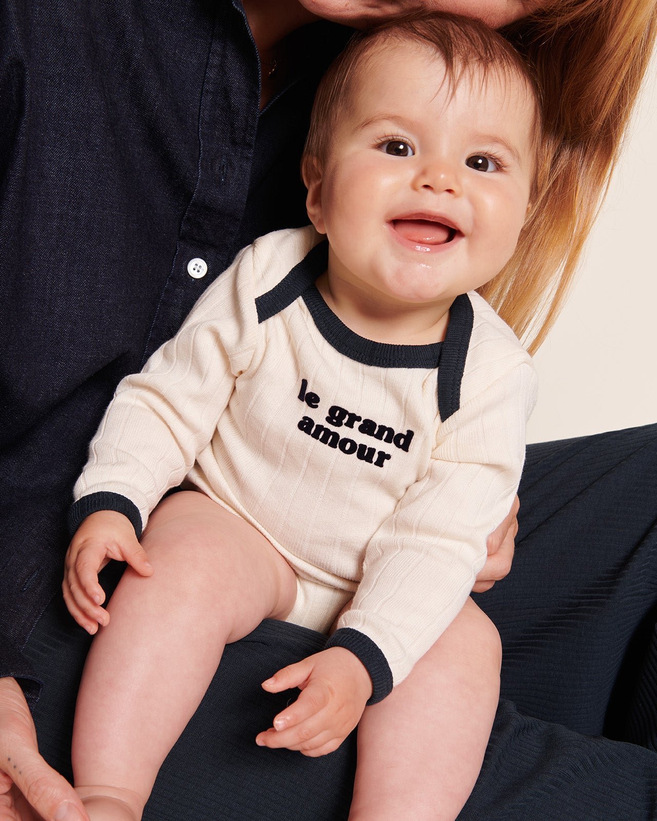 The Big Love organic cotton bodysuit EMOI EMOI White