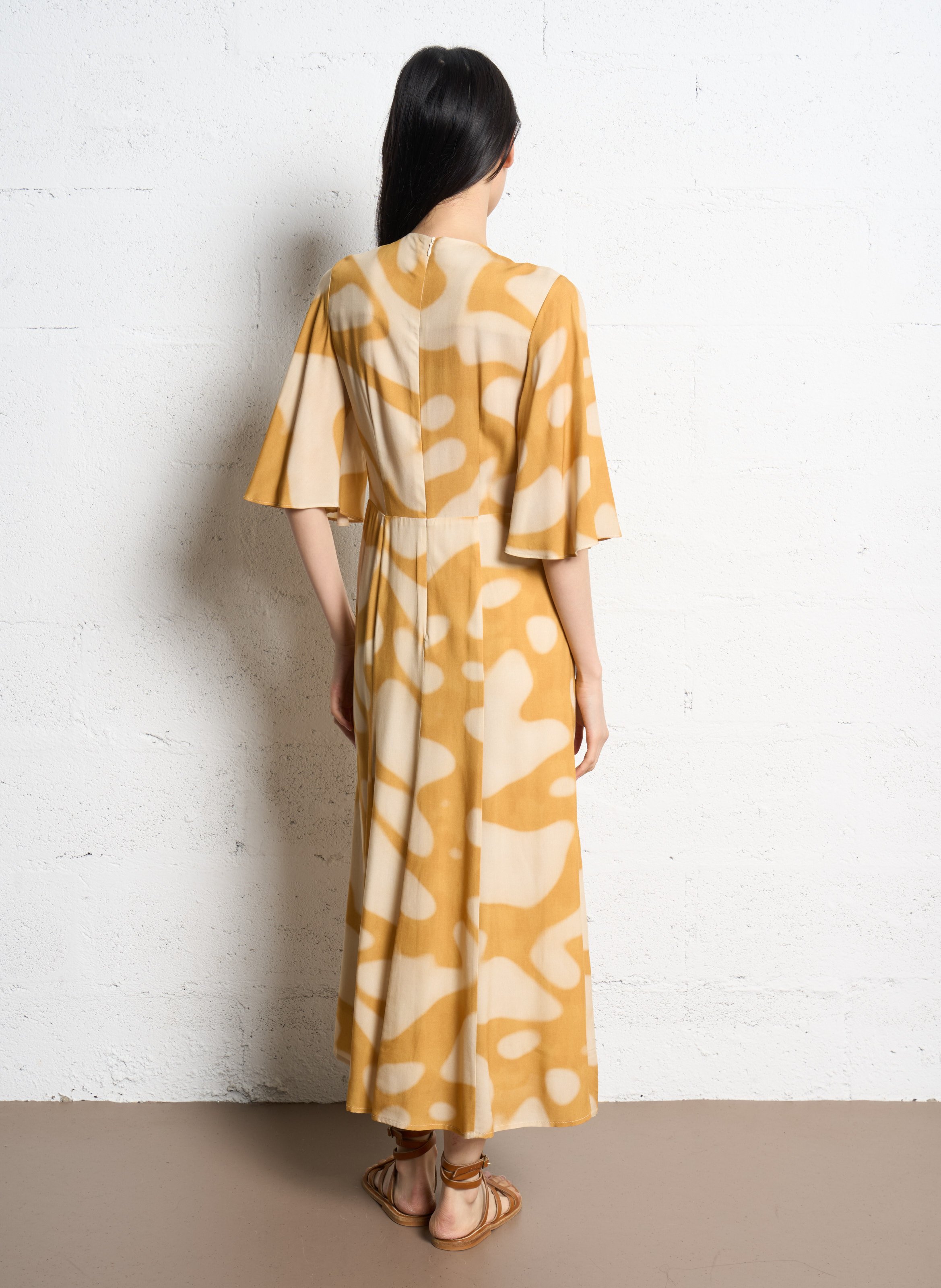 Bedrucktes Kleid SOPHIE+LUCIE Gelb