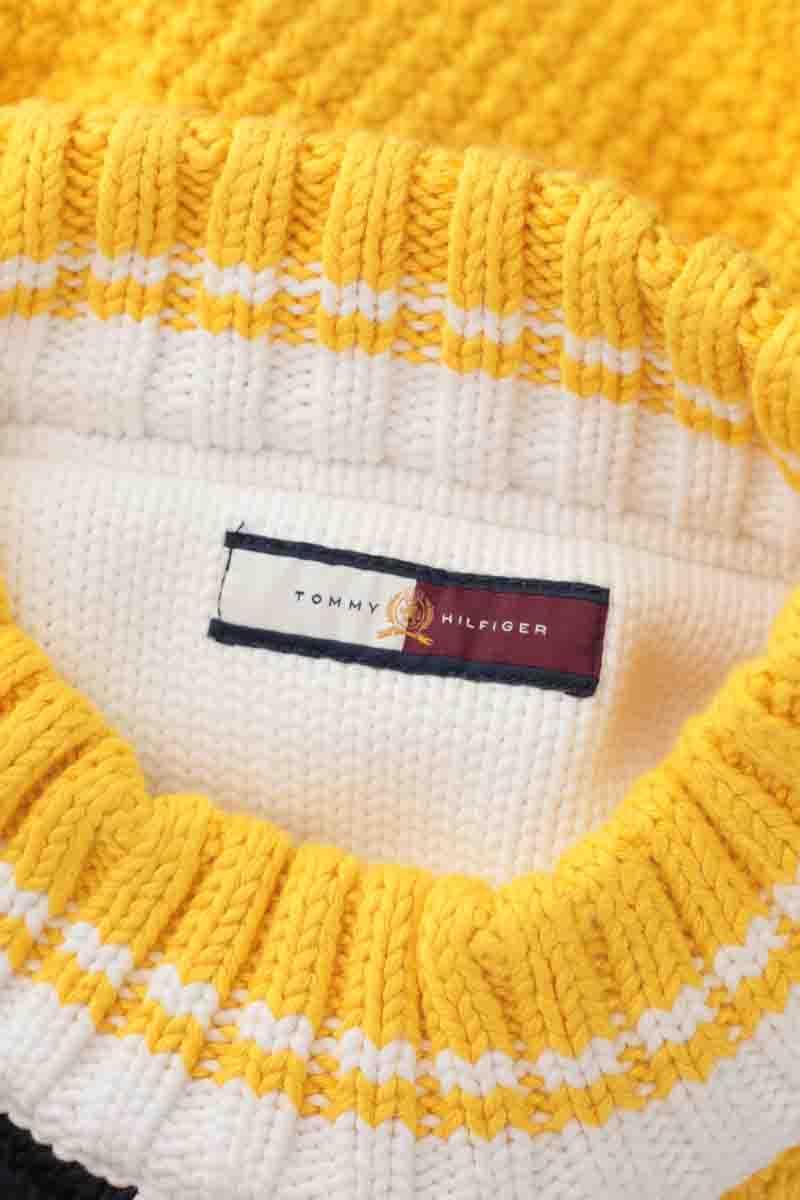 Cotton pullover TOMMY HILFIGER - SECONDE MAIN Yellow