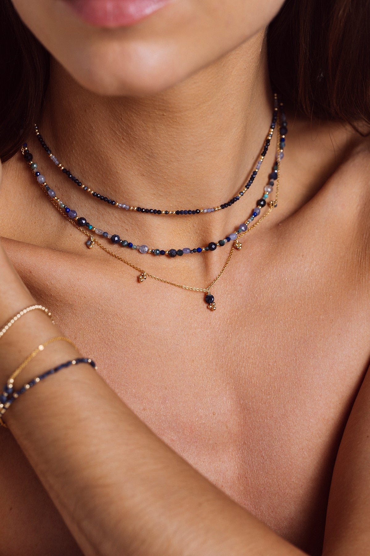 Gaia necklace - sapphire YAY Blue