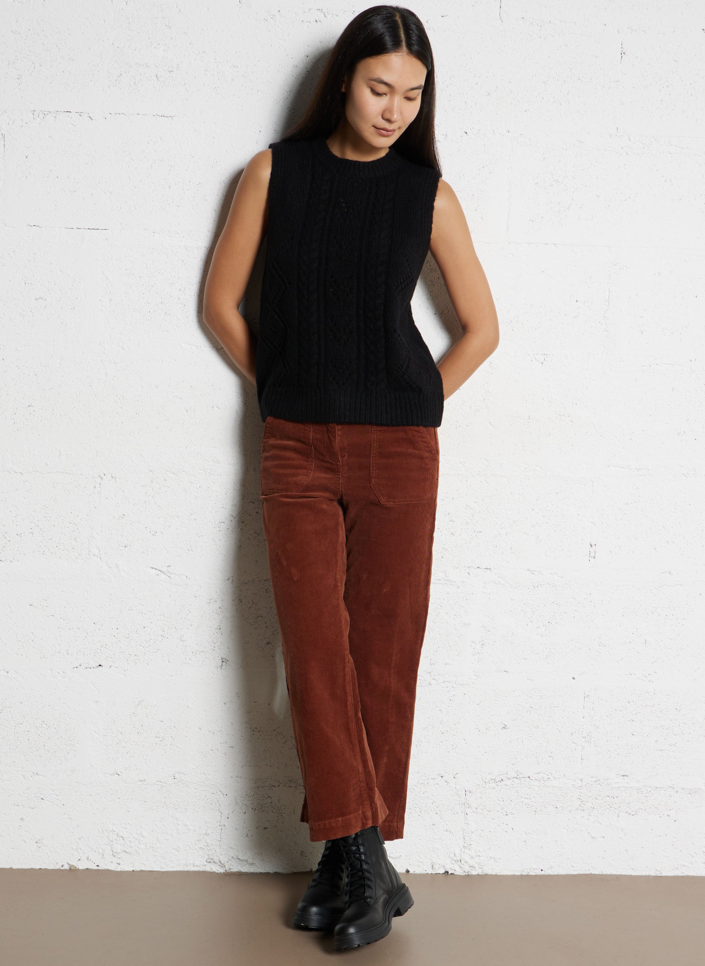 Cotton-blend bucket hat MAISON 123 Red