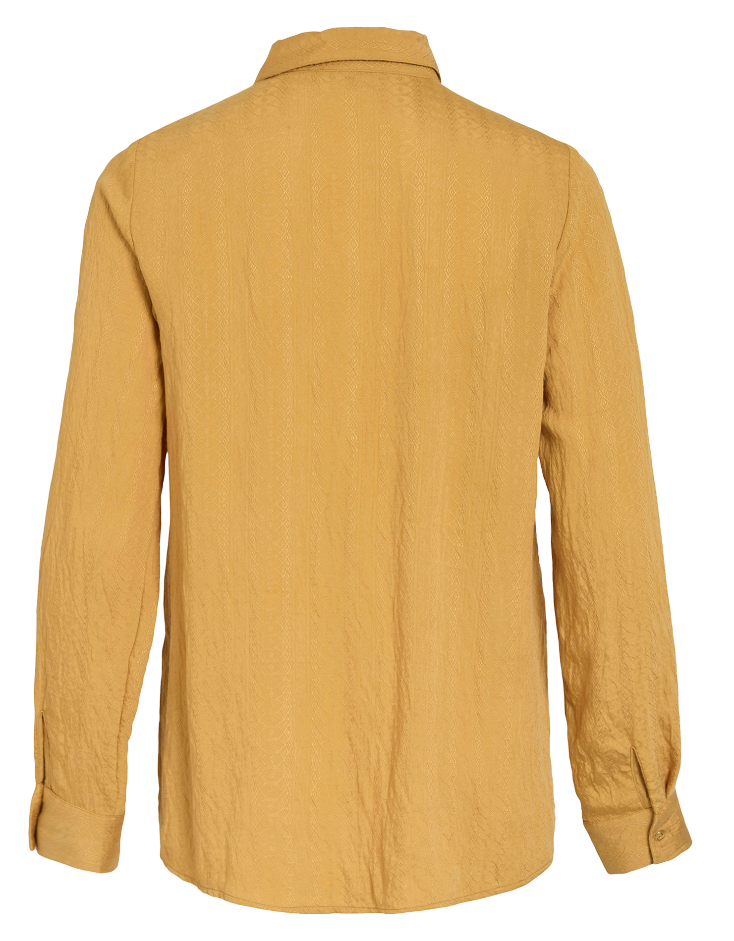 Chemise droite col classique VILA Jaune