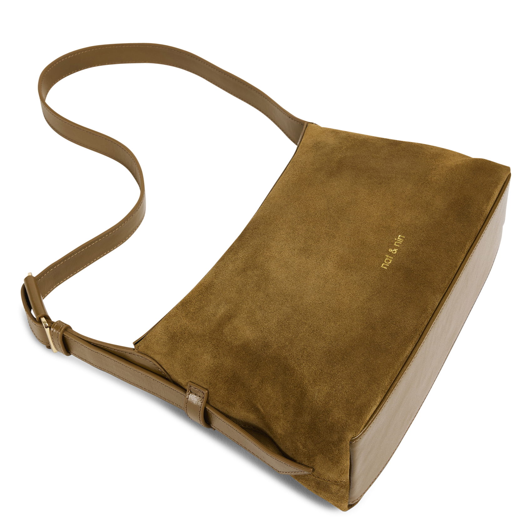 Sac bandoulière en cuir Marron