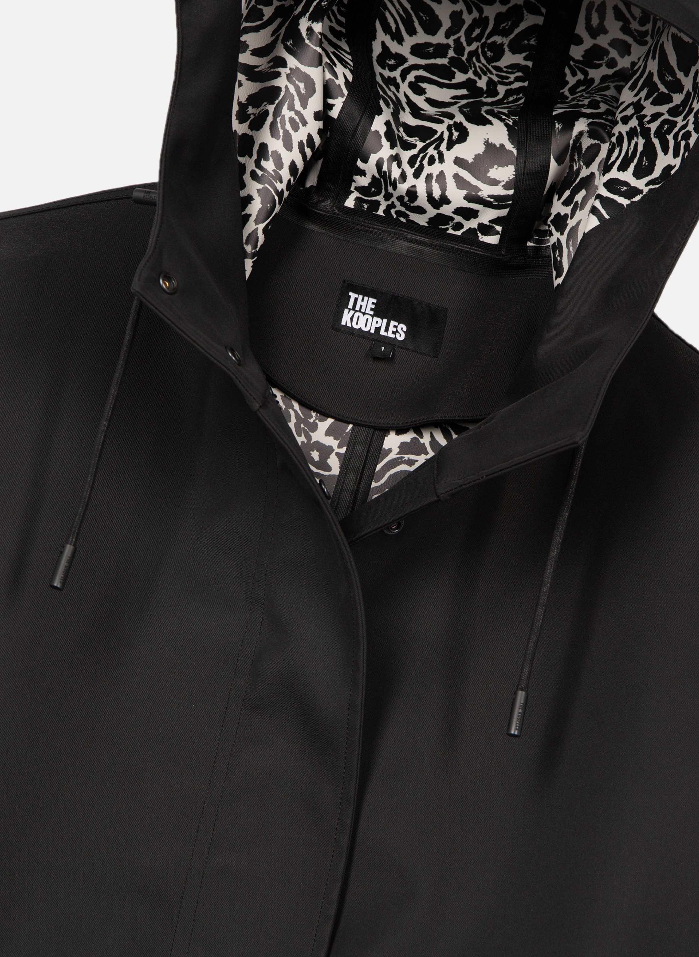 Long hooded parka THE KOOPLES Black