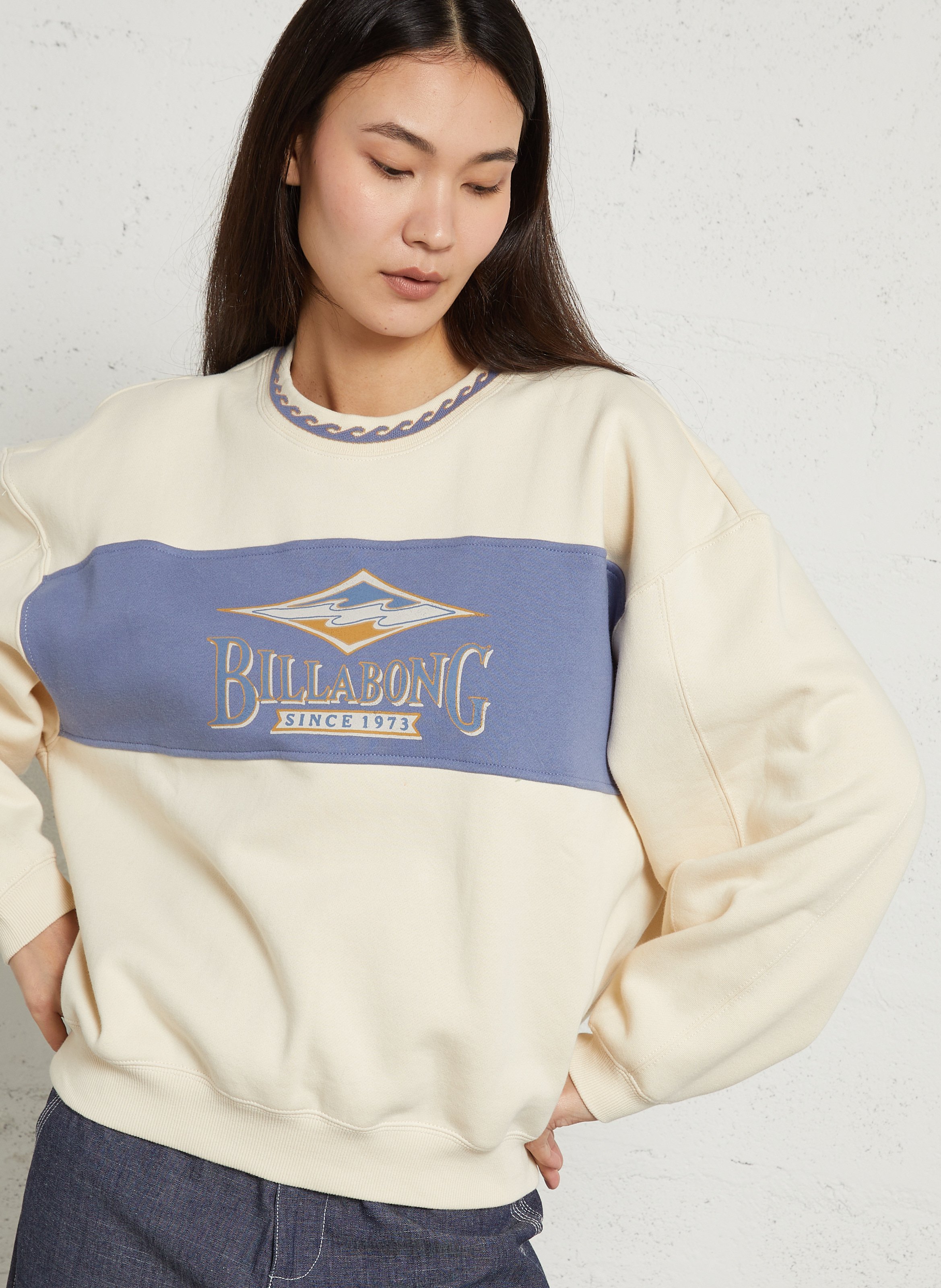 Gestreiftes Poloshirt BILLABONG Weiss