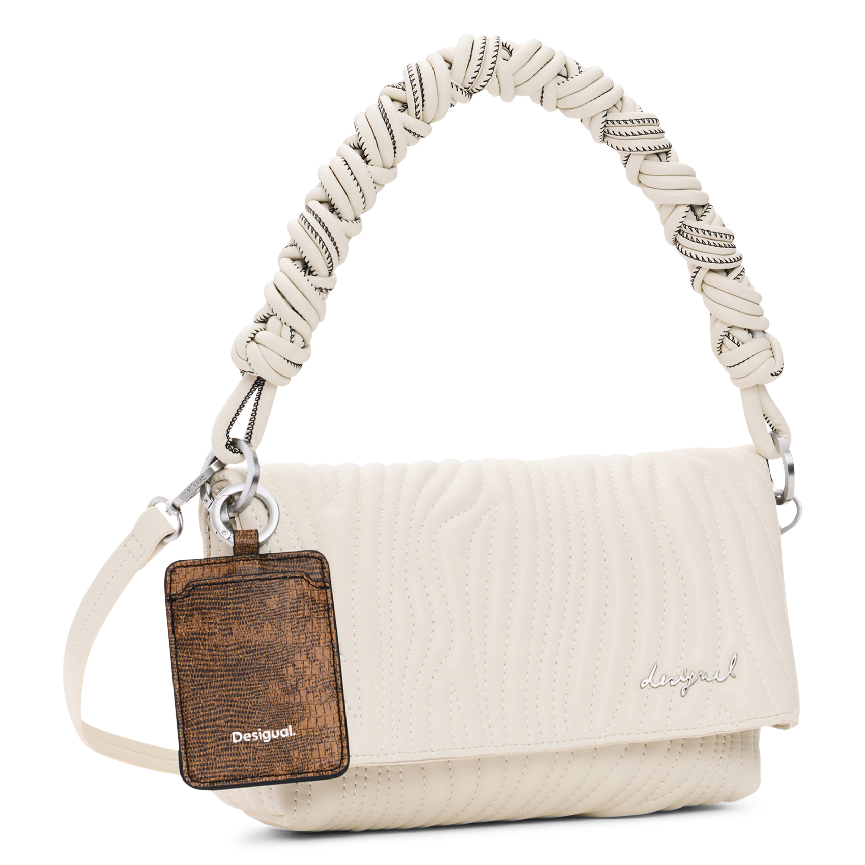 Kunstleder-Handtasche DESIGUAL Weiss