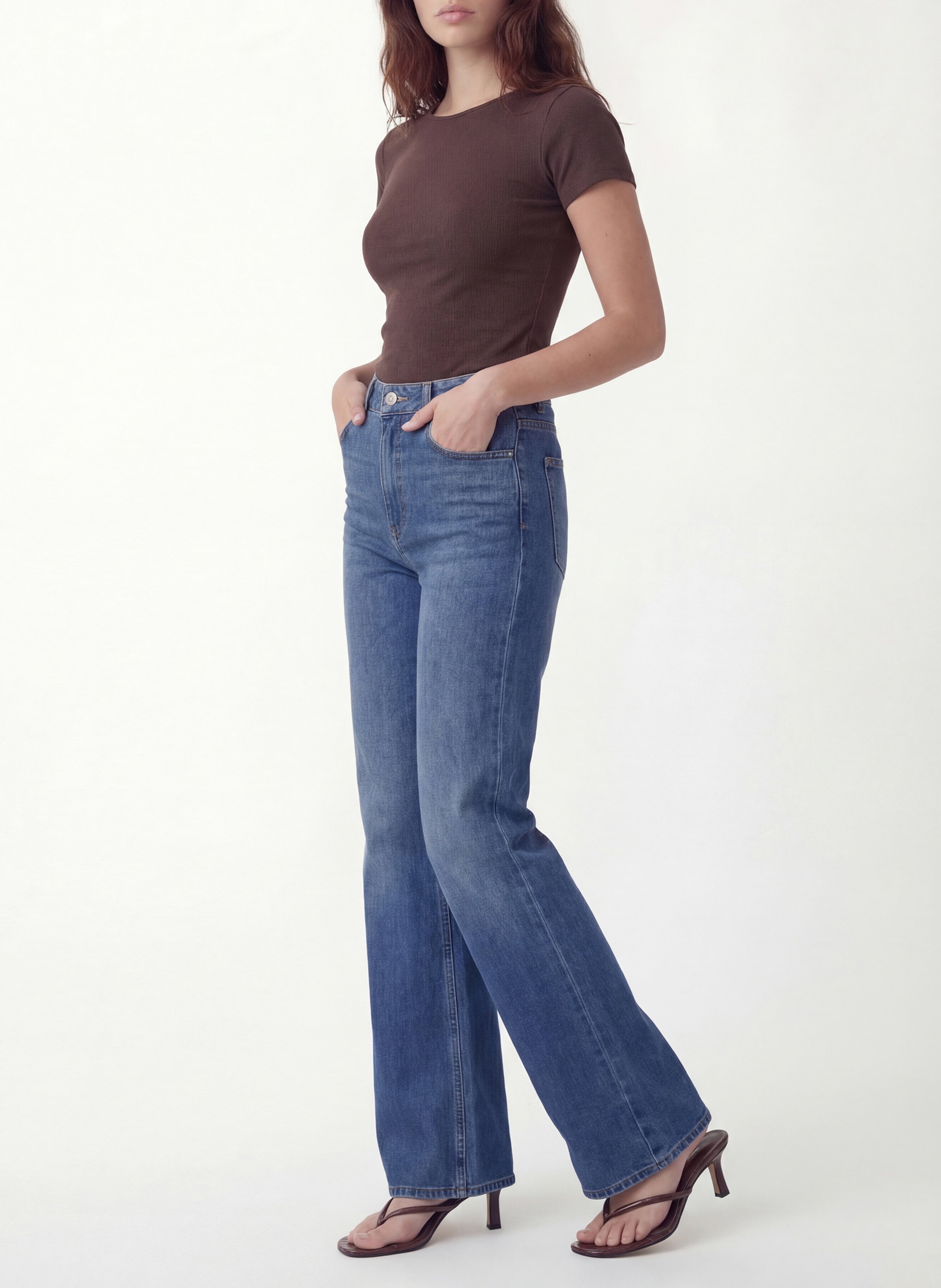 Gerade geschnittene Jeans aus Baumwoll-Mix KOOKAI Blau