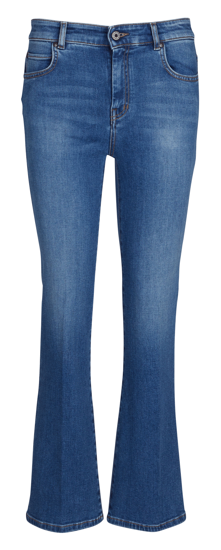 Jean bootcut en coton mélangé MAX MARA WEEK END Bleu