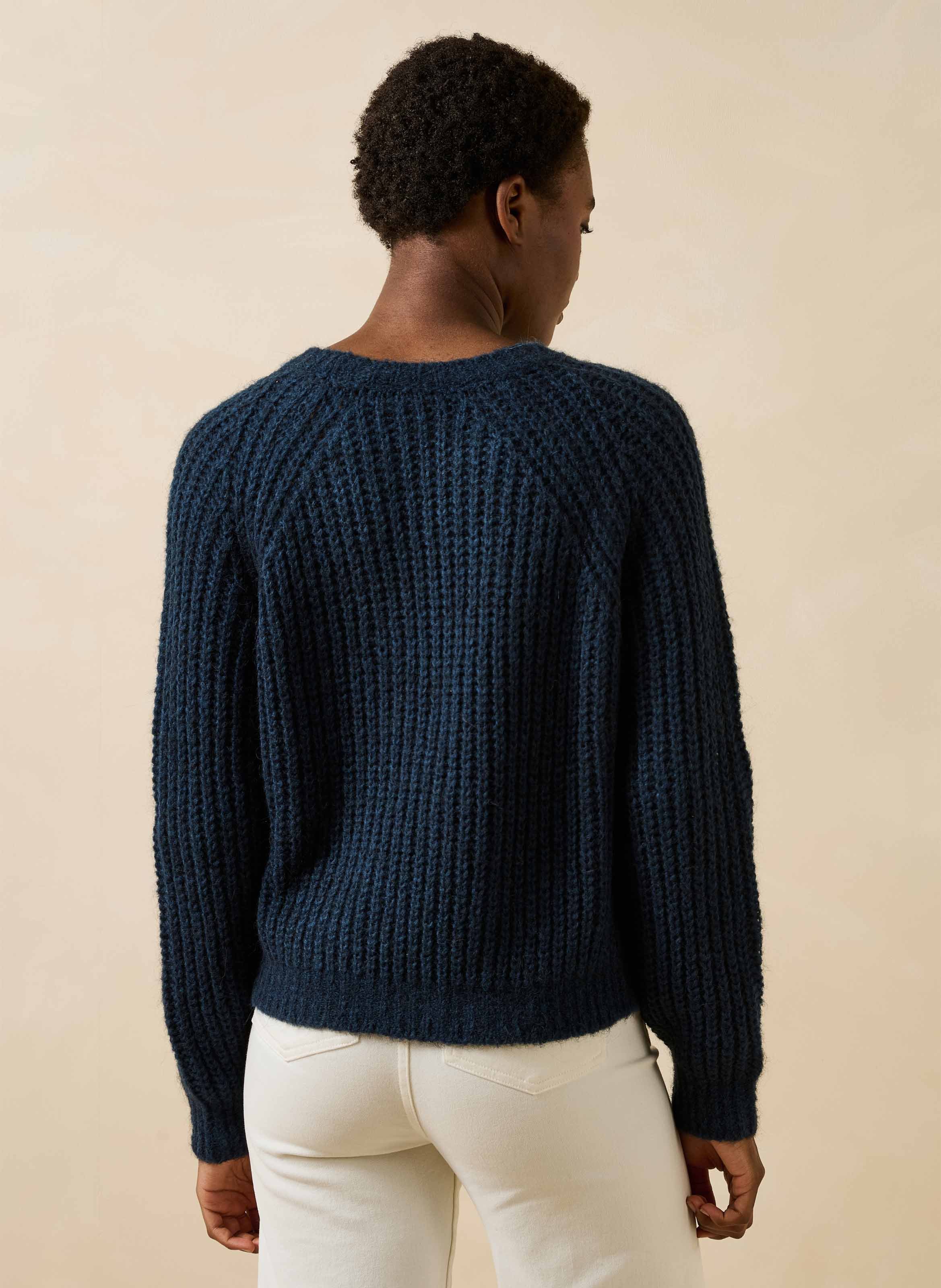 Weite Strickpullover LA FEE MARABOUTEE Blau