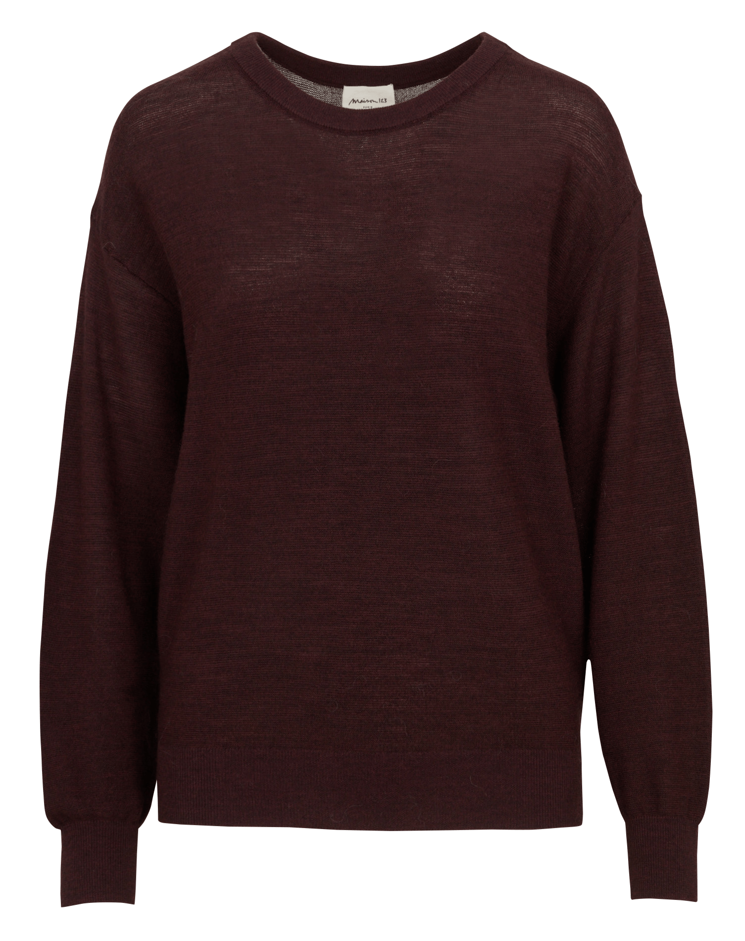 Pull droit col rond  MAISON 123 Violet